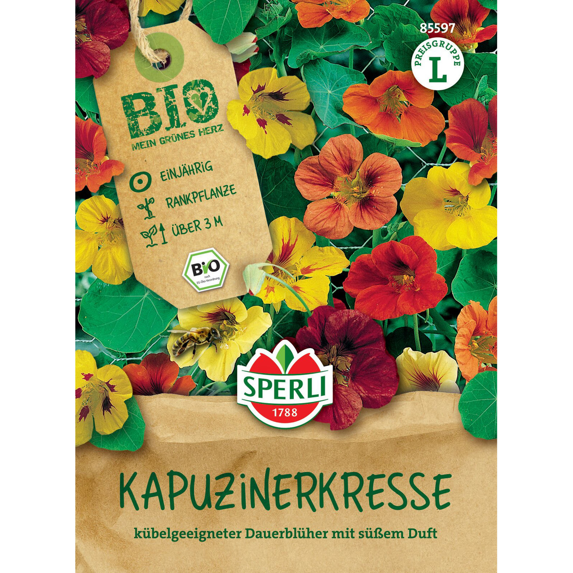 BIO Kapuzinerkresse, Blumensamen