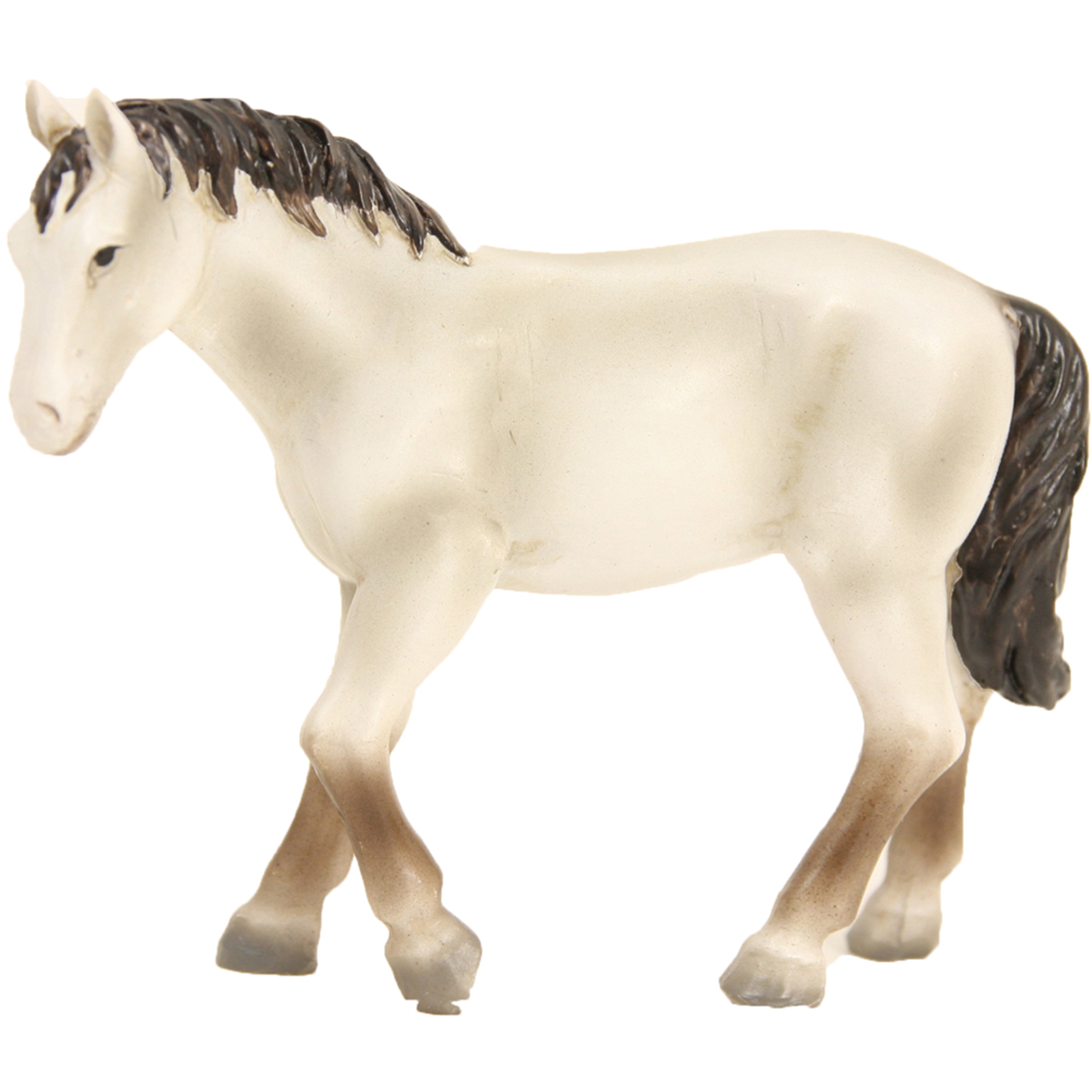 Pferd weiß Krippenfigur Wichtelzubehör