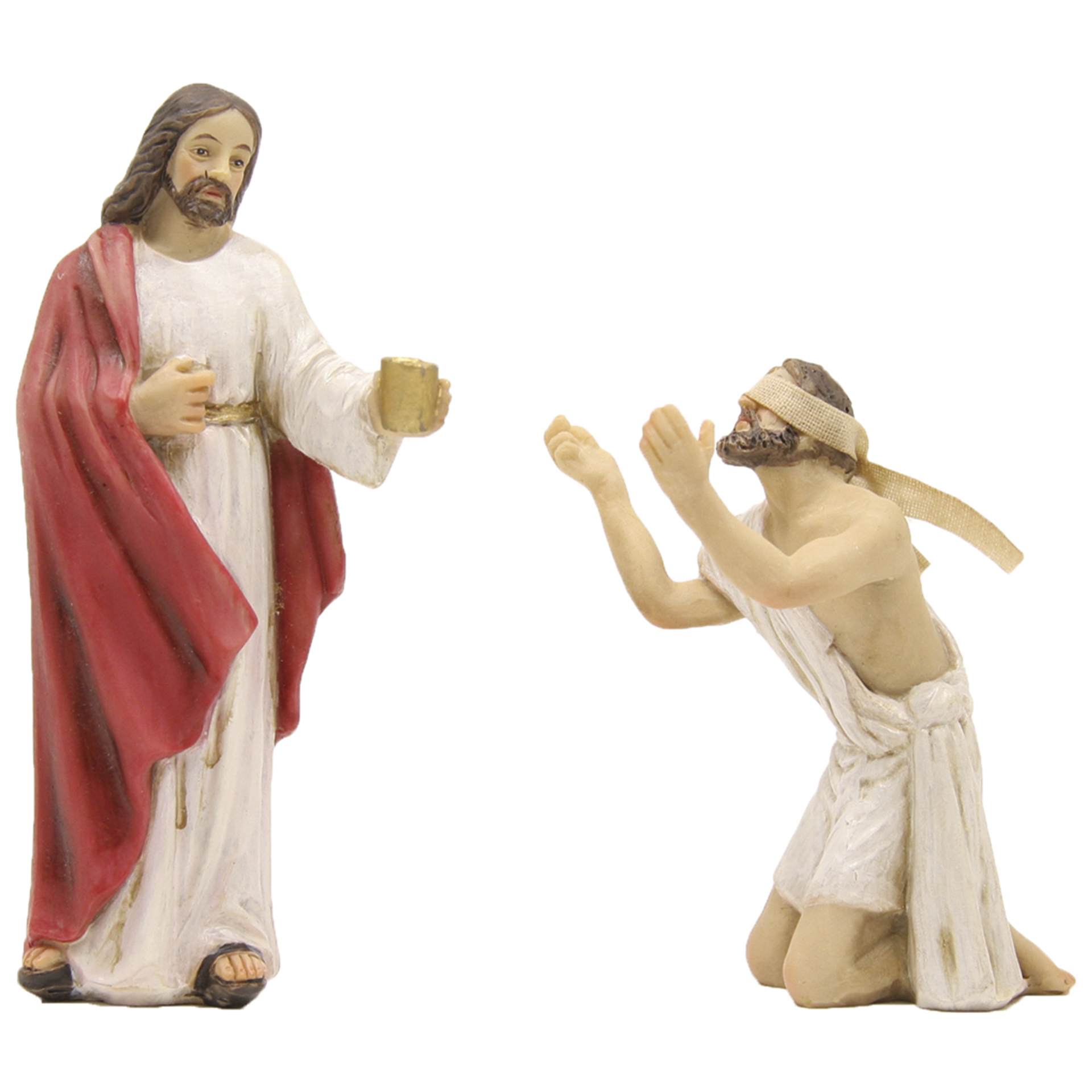 Passionsfiguren Heilung des Blinden