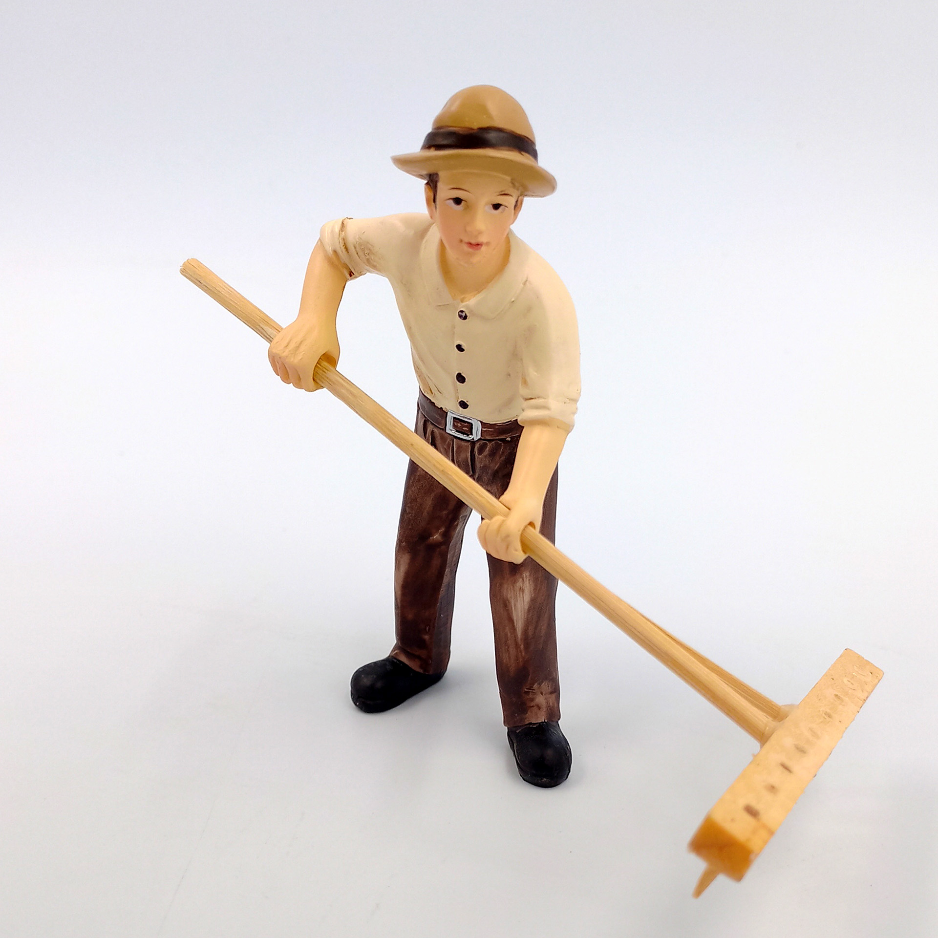 Knecht für Rechen Zusatzfigur Krippe