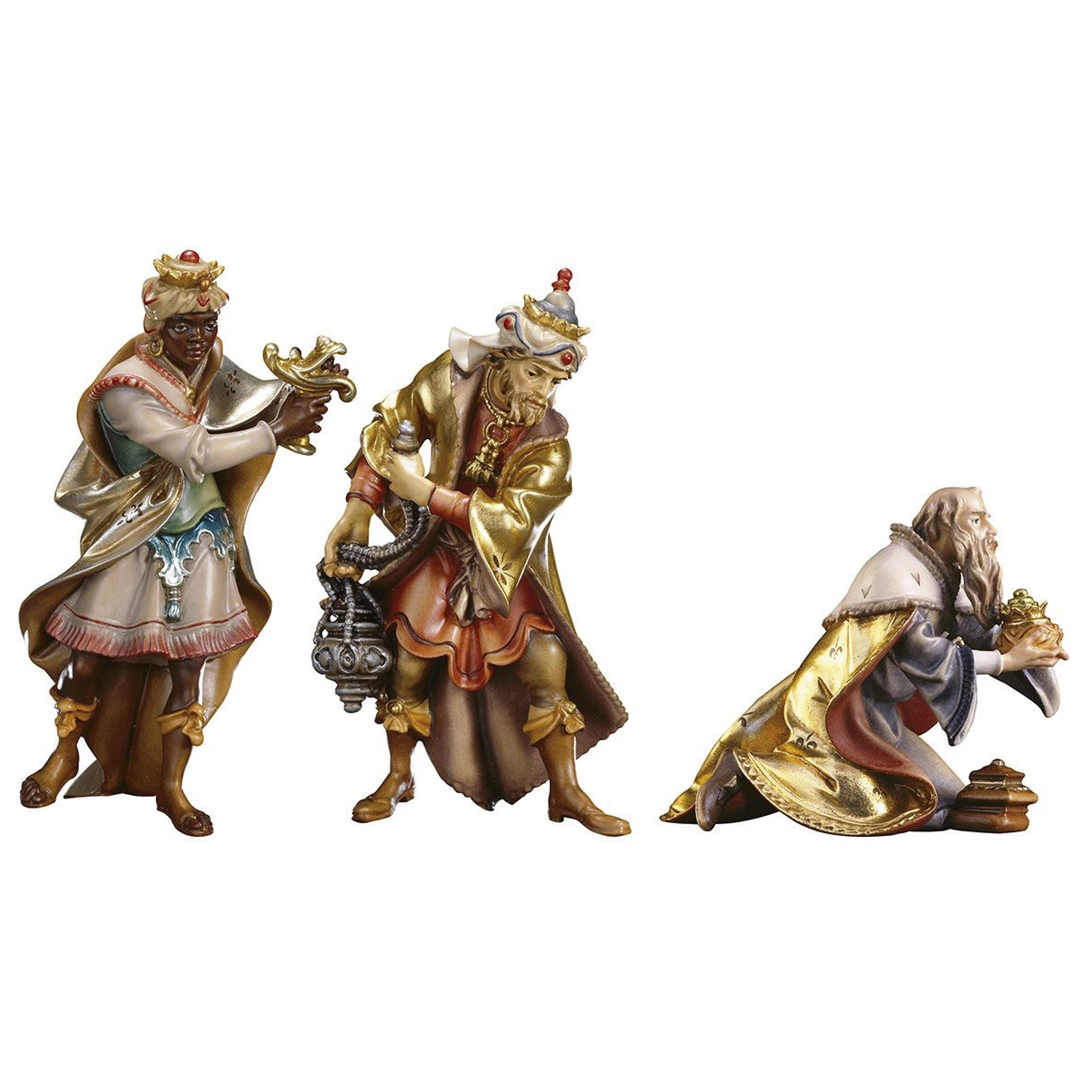 Krippenfigur Hl. Drei Könige Ulrich Krippe color