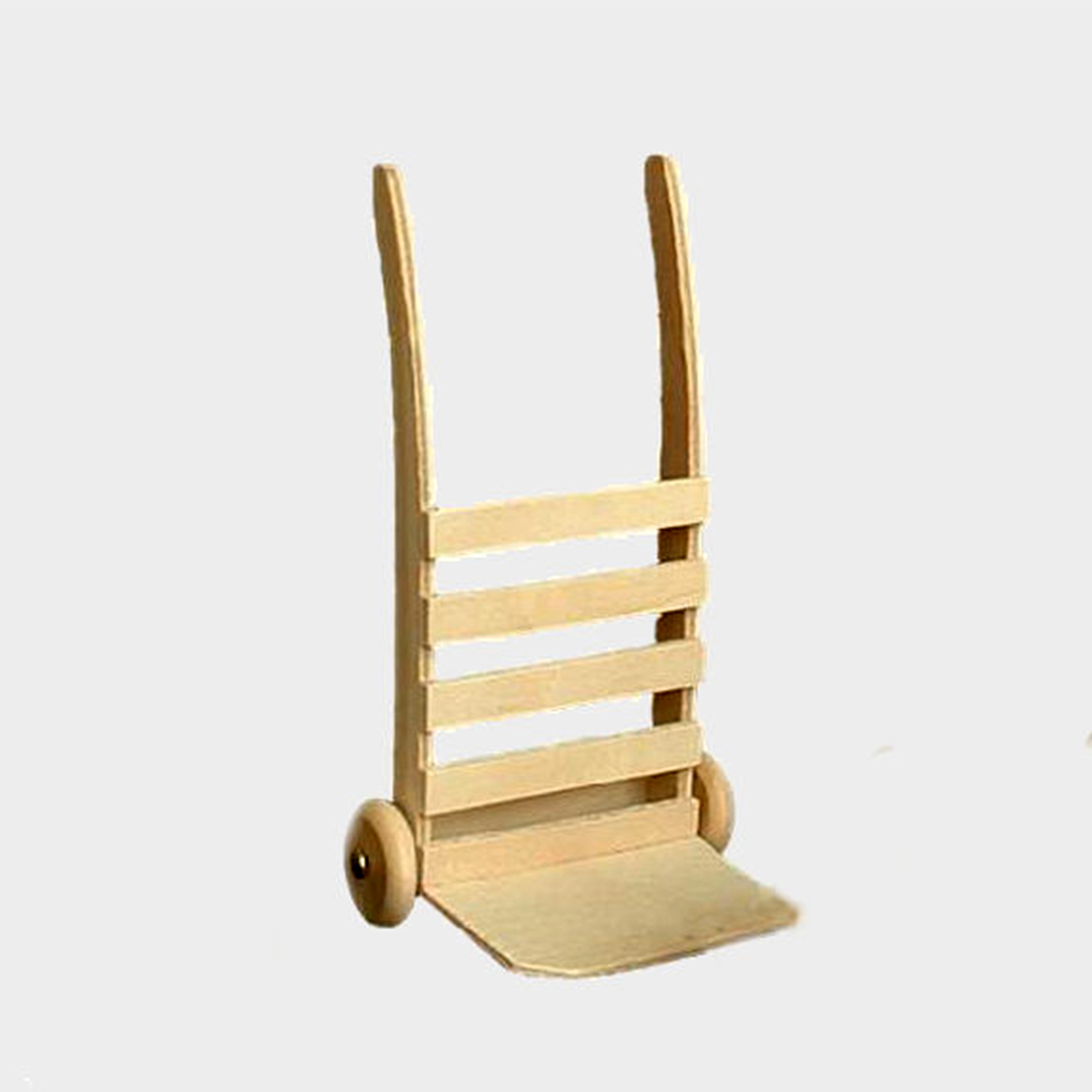 Sackkarre aus hellem Holz