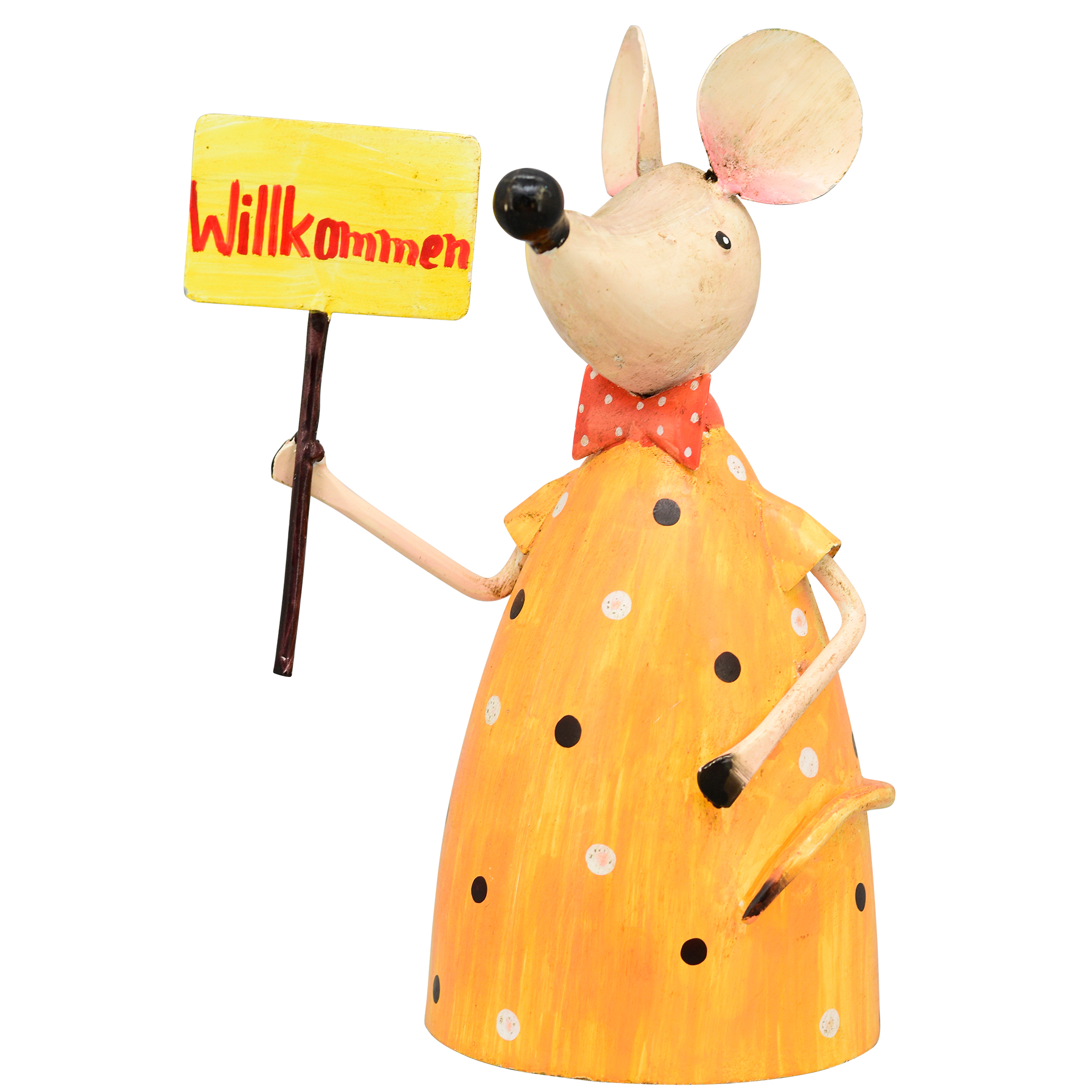 Zaunhocker Maus orange