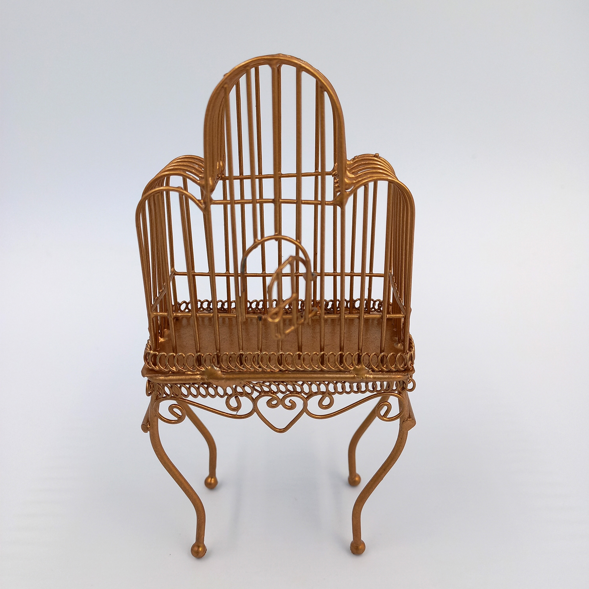 Vogelkäfig Messing Wichtelzubehör