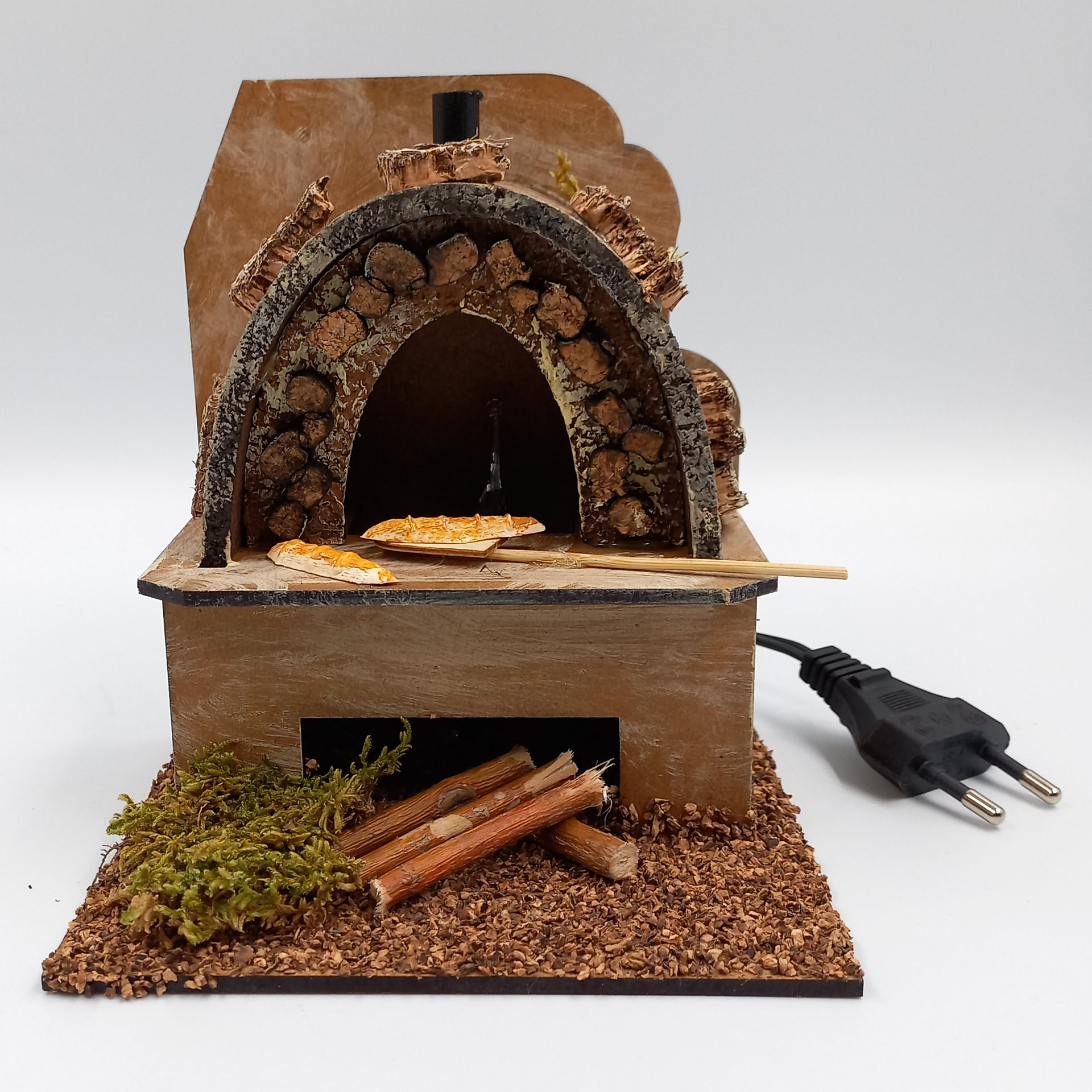 Backofen mit Rundbogen Krippenzubehör, Holz, Schatz