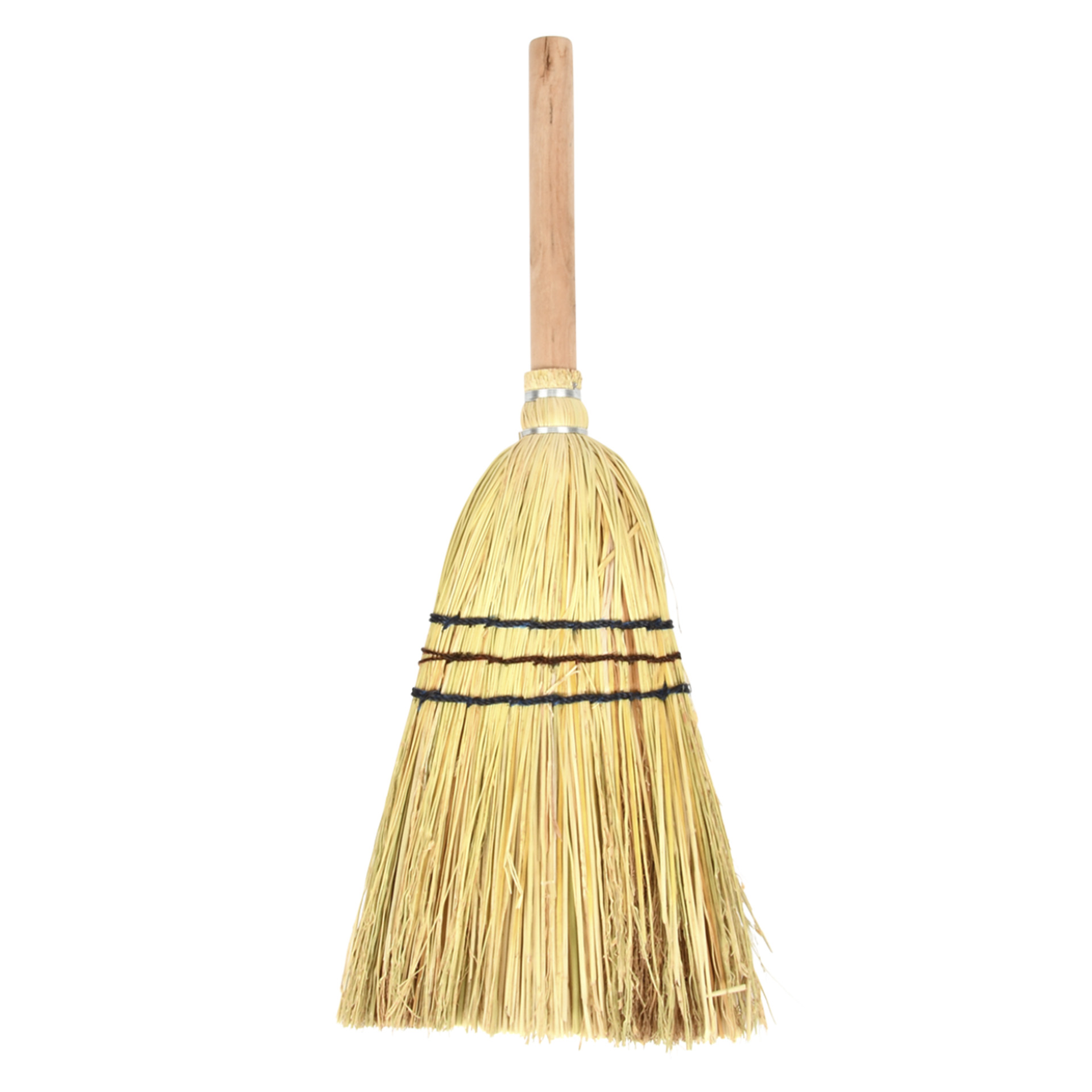 Strohbesen mit kurzem Stiel