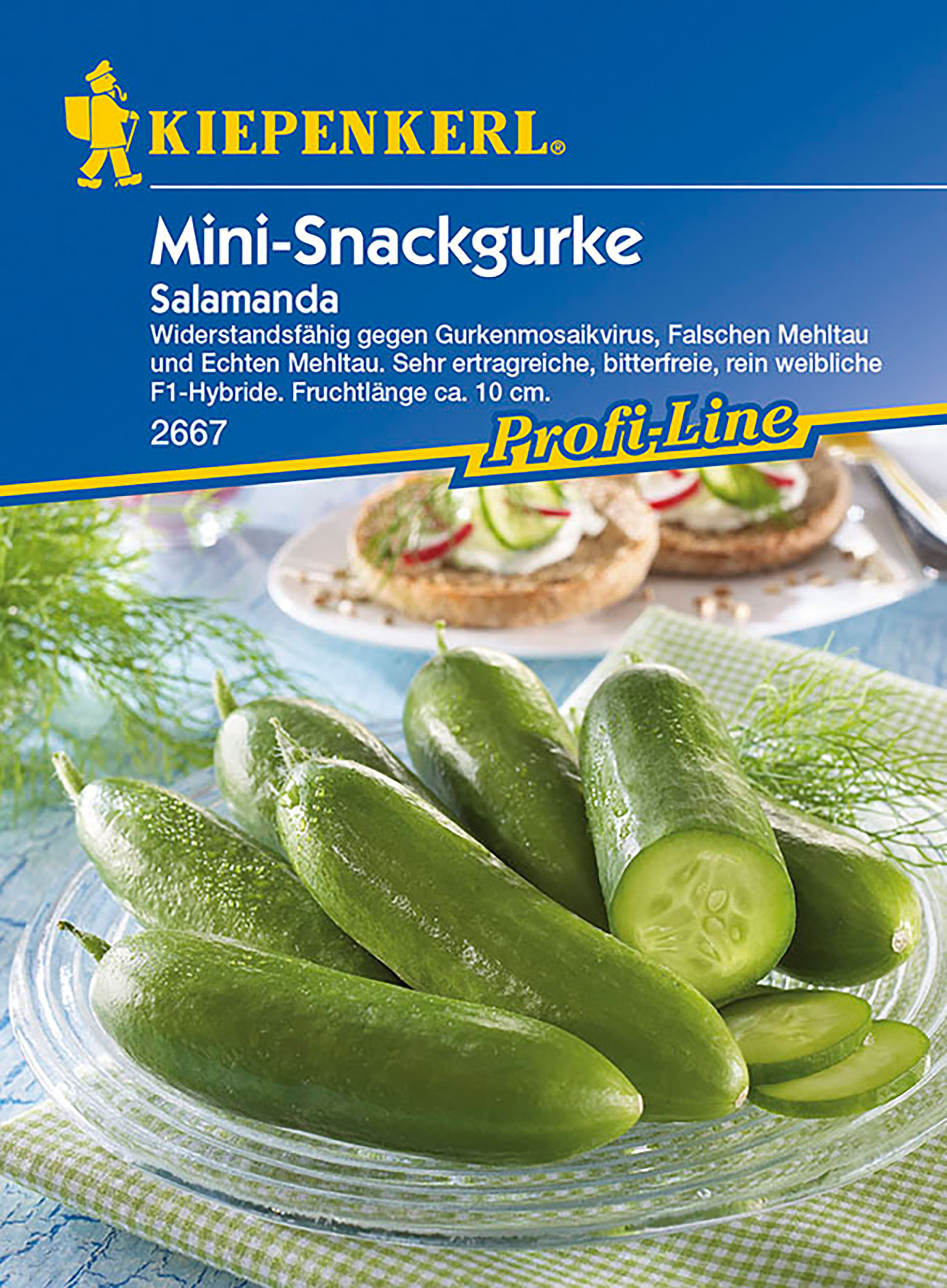 Mini-Snackgurke Salamanda F1, Gemüsesamen