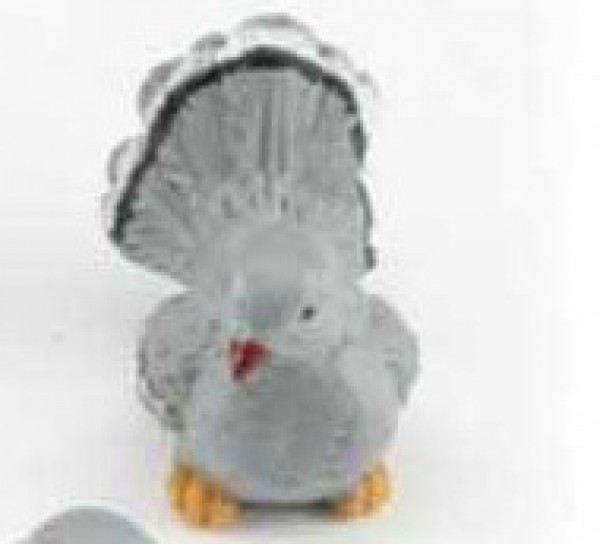 Taube rechts schauend, Höhe 2cm