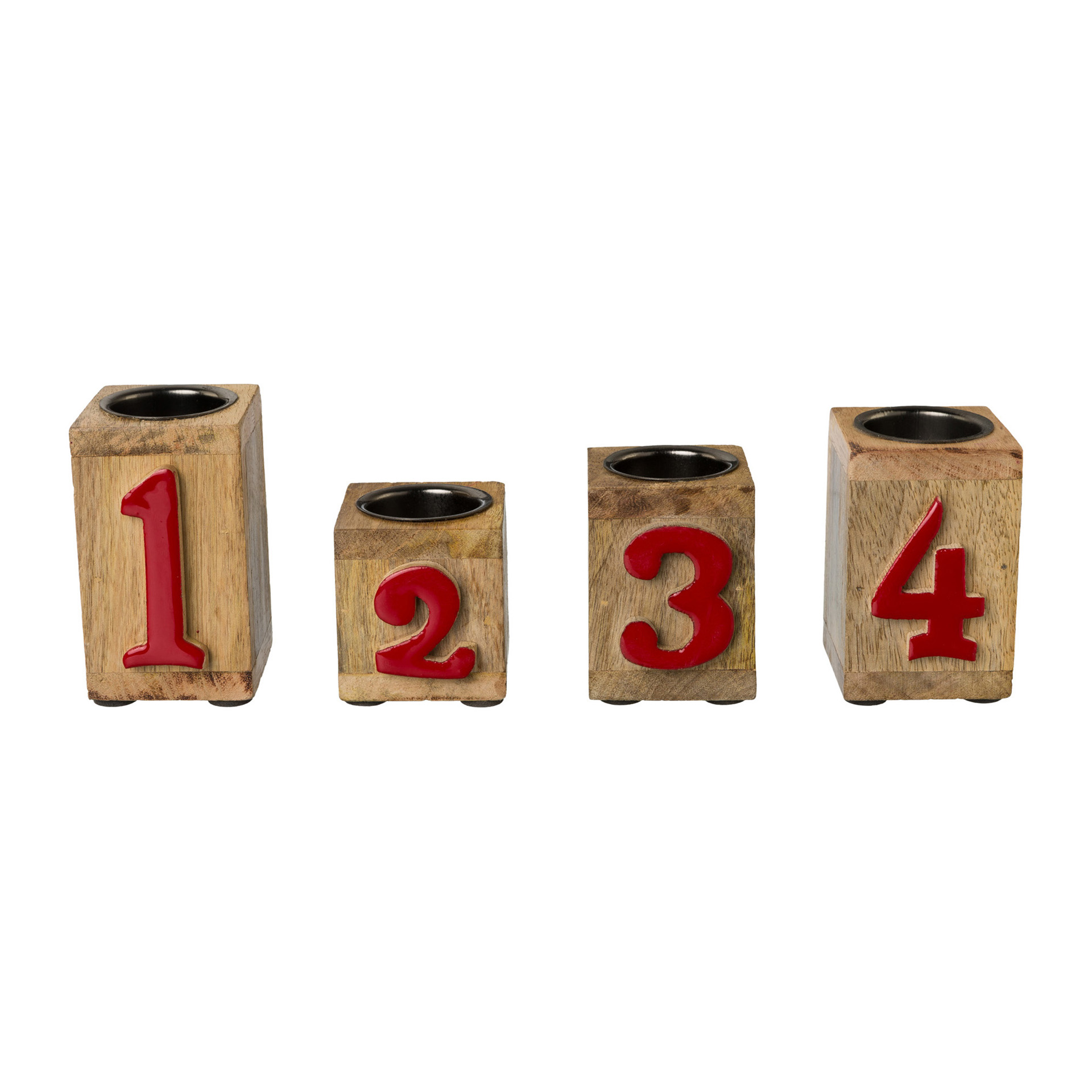 Holz Teelicht Adventszeit