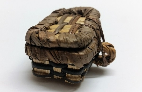 Korbtruhe 4cm dunkel Krippenzubehör