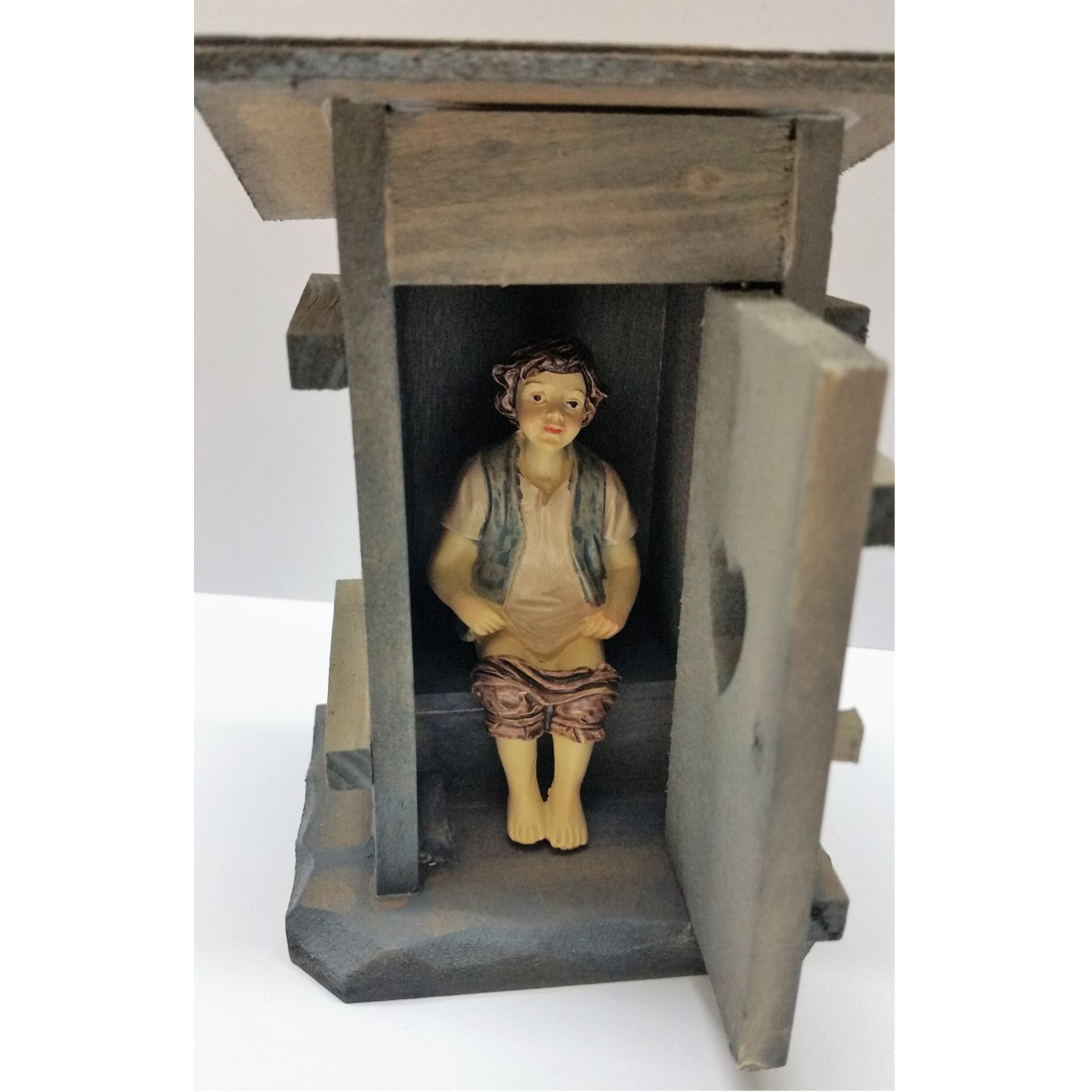 Klo-Sitzer-2 Krippenfigur