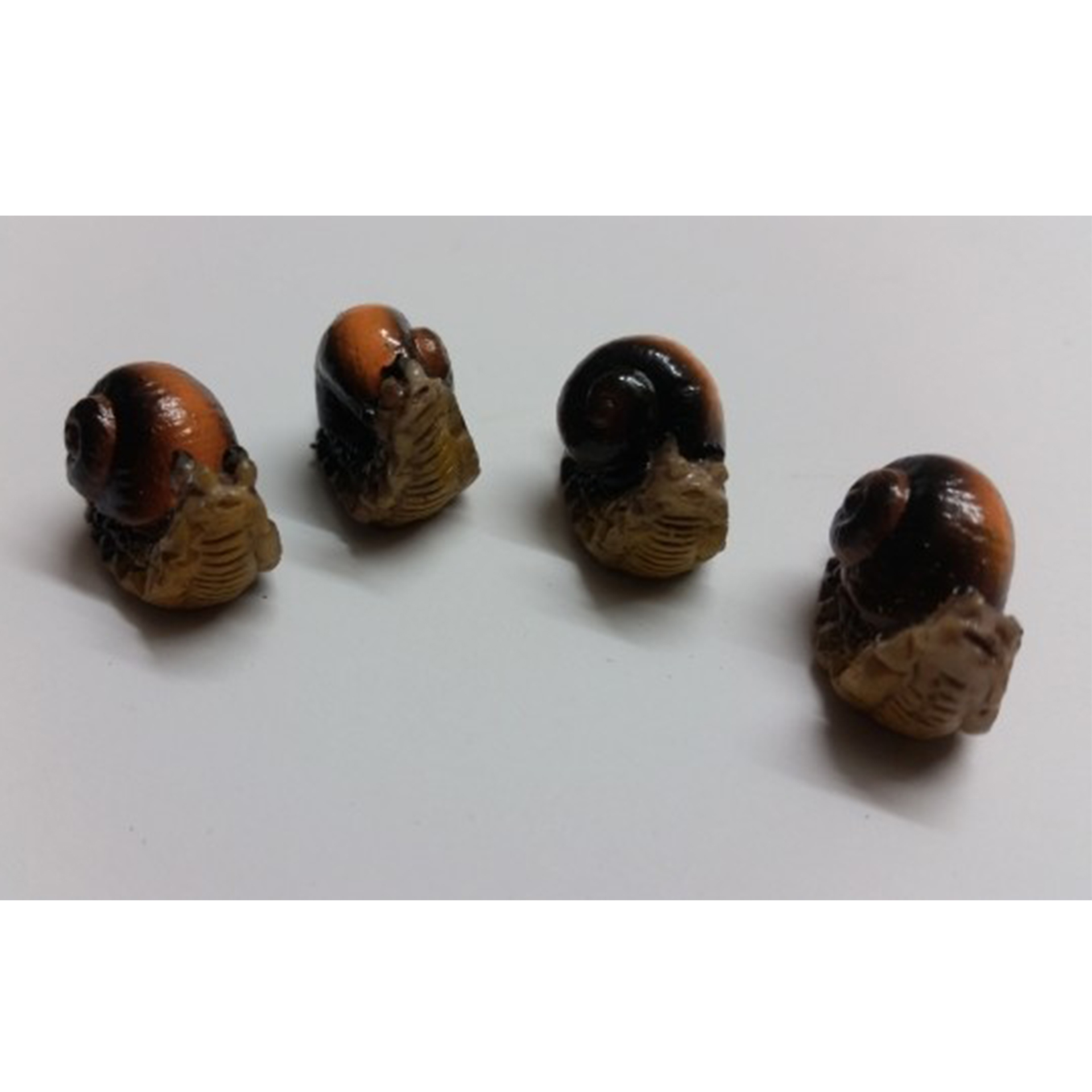 Schnecken 4-tlg.Krippe Zusatzfigur Tierfigur