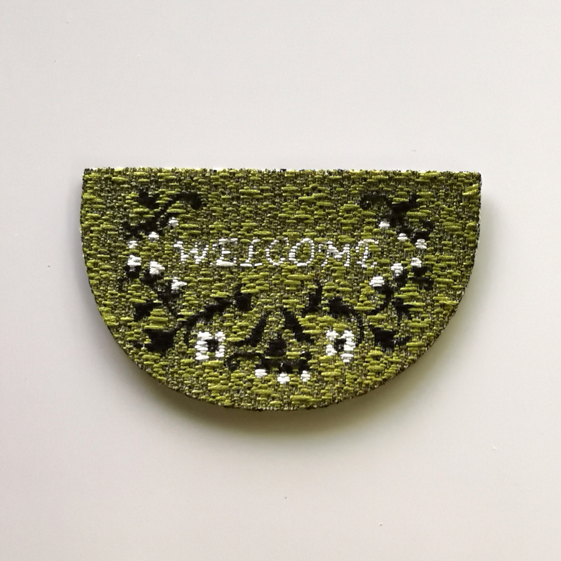 Fußmatte Welcome grün Wichtelzubehör