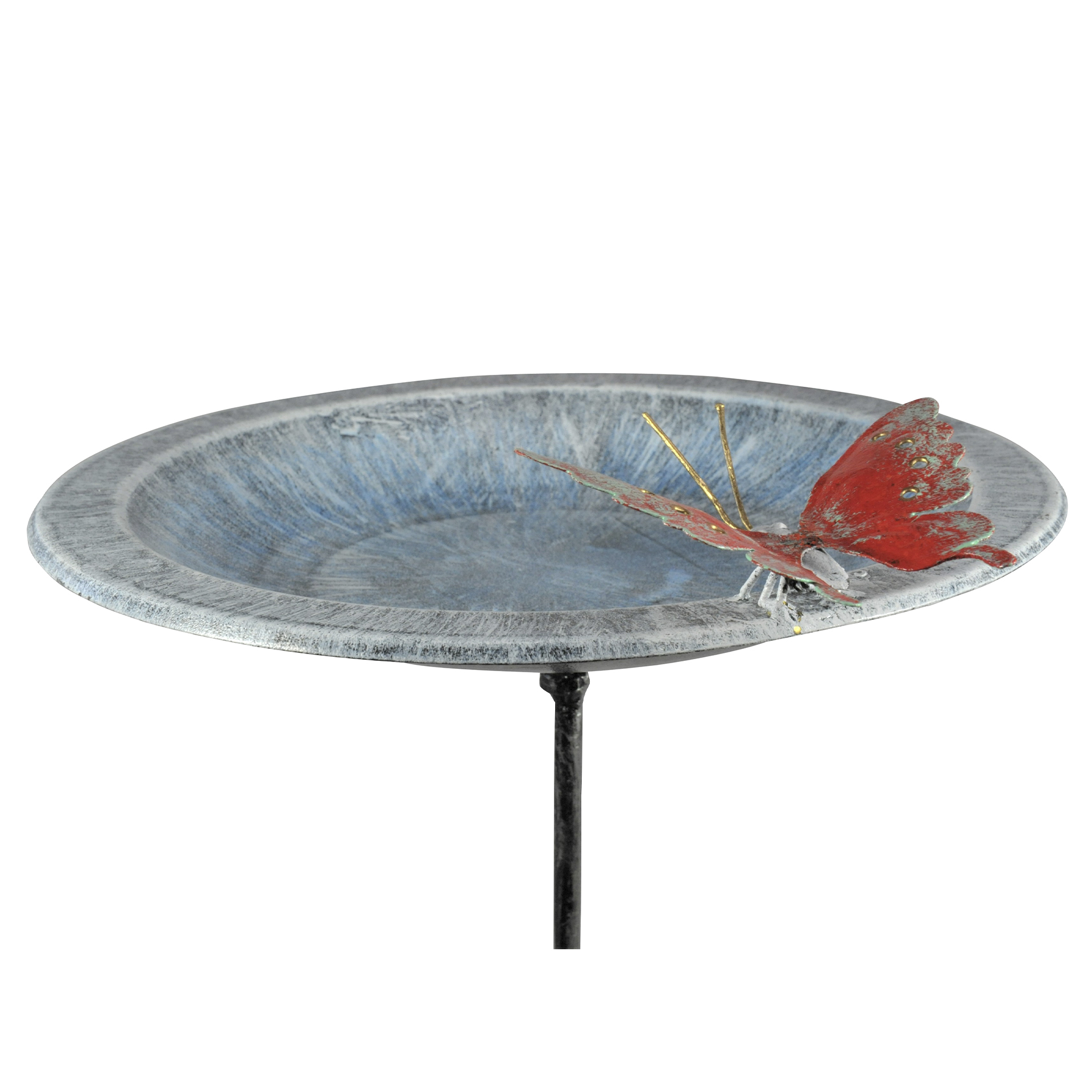 Vogeltränke Vogelbad Schmetterling Gartenstecker Gartendeko