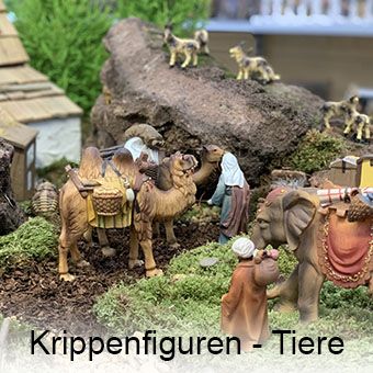 Tiere für die Weihnachtskrippe