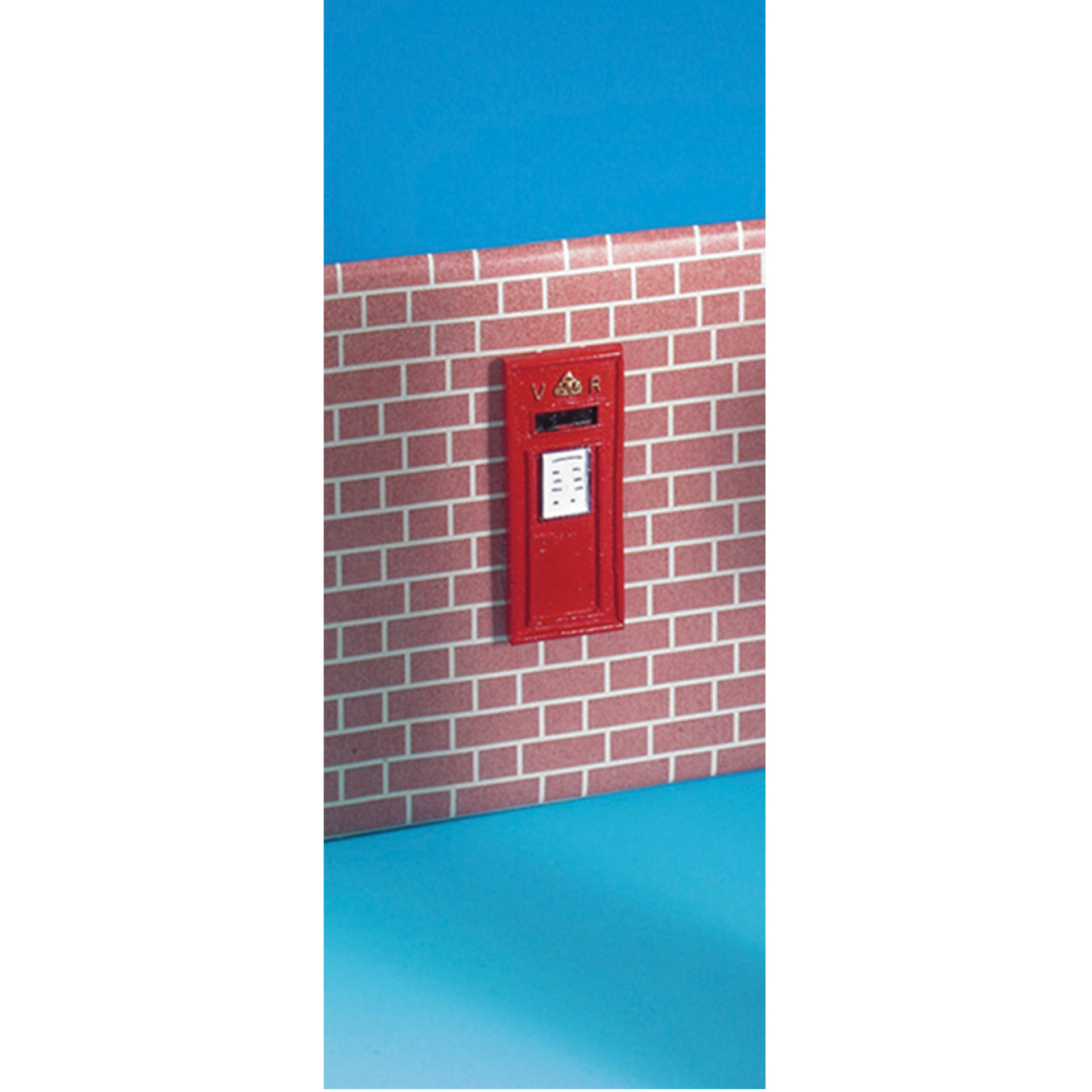 Wandbriefkasten rot Wichtelzubehör