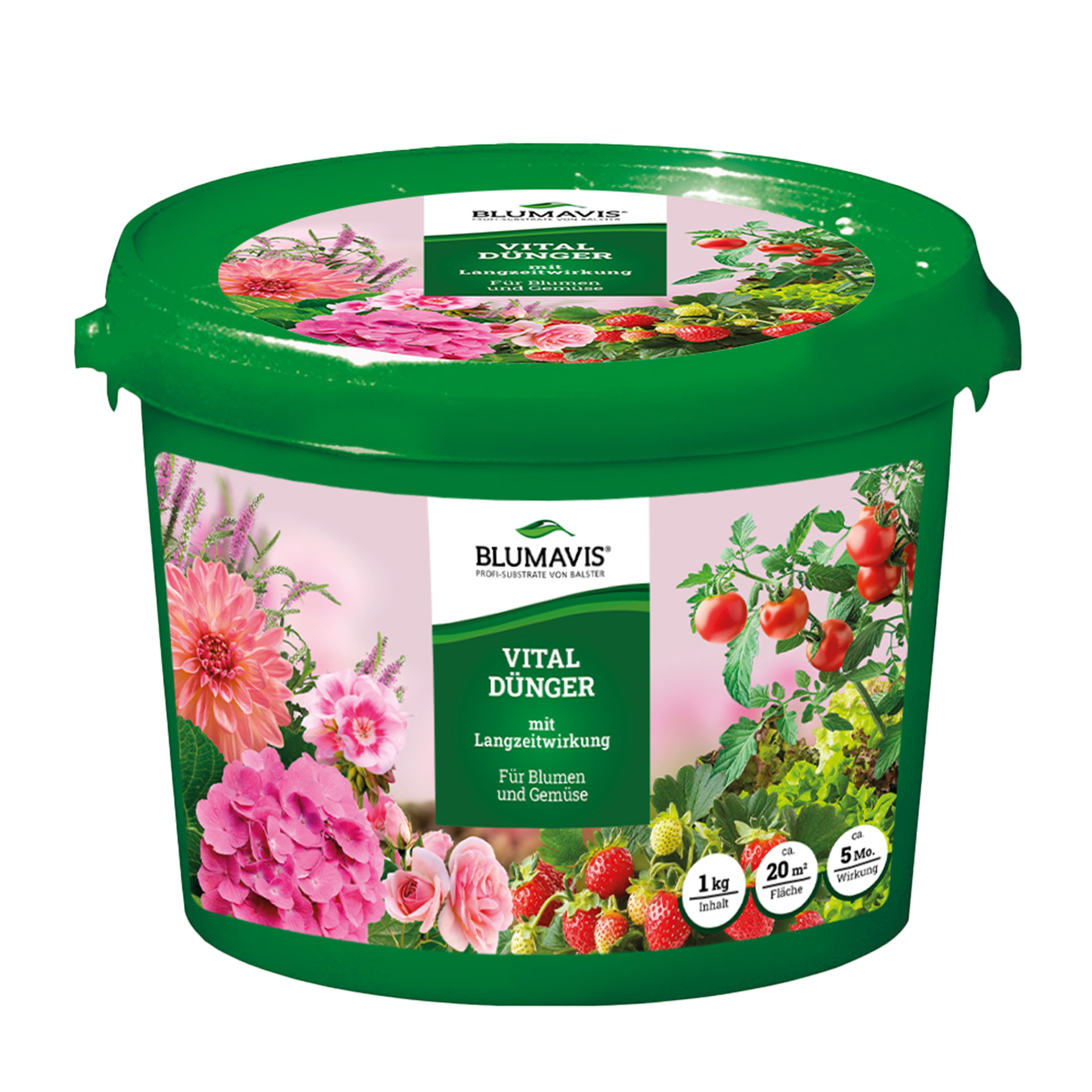 Topf, Garten, Dünger, Blumendünger, 1 kg, Düngemittel, Garten, Blumenerde, Tomaten, Beeren