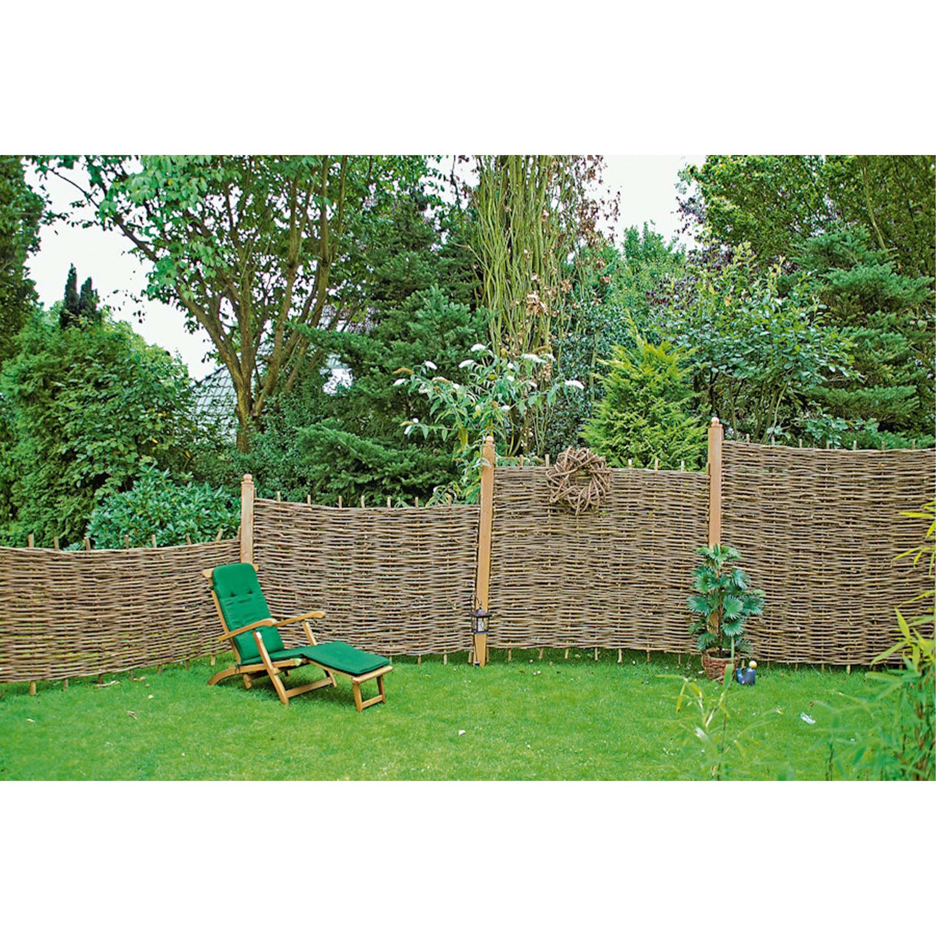 Gartenzaun, Sichtschutz, Sitzliege, Gartenstuhl, Holzwerk