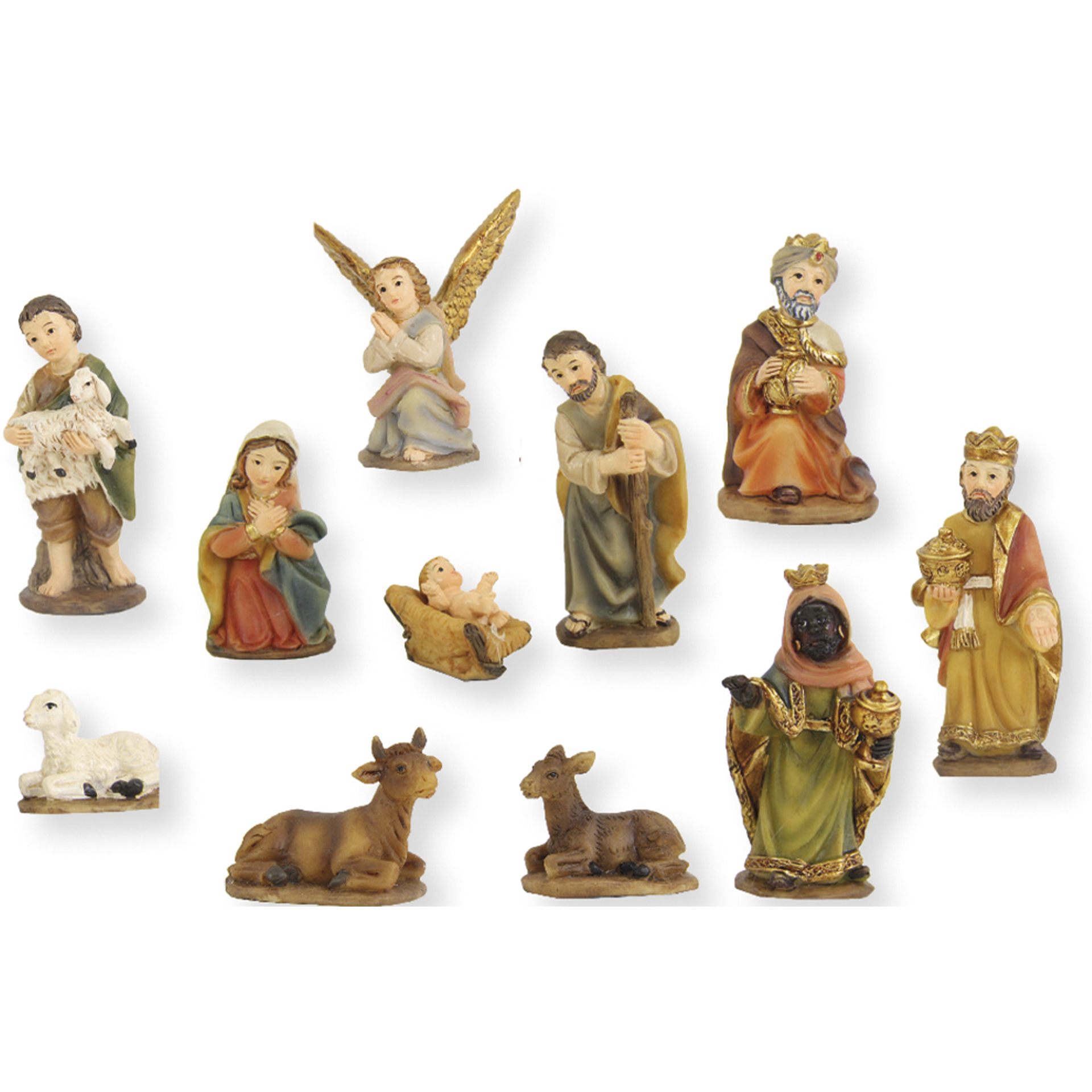 Set Krippenfiguren 11-tlg. Mini für 3cm Figuren