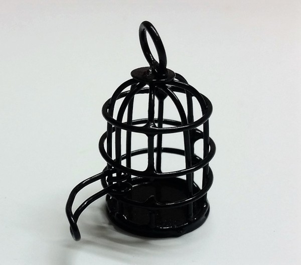 Vogelkäfig Metall schwarz