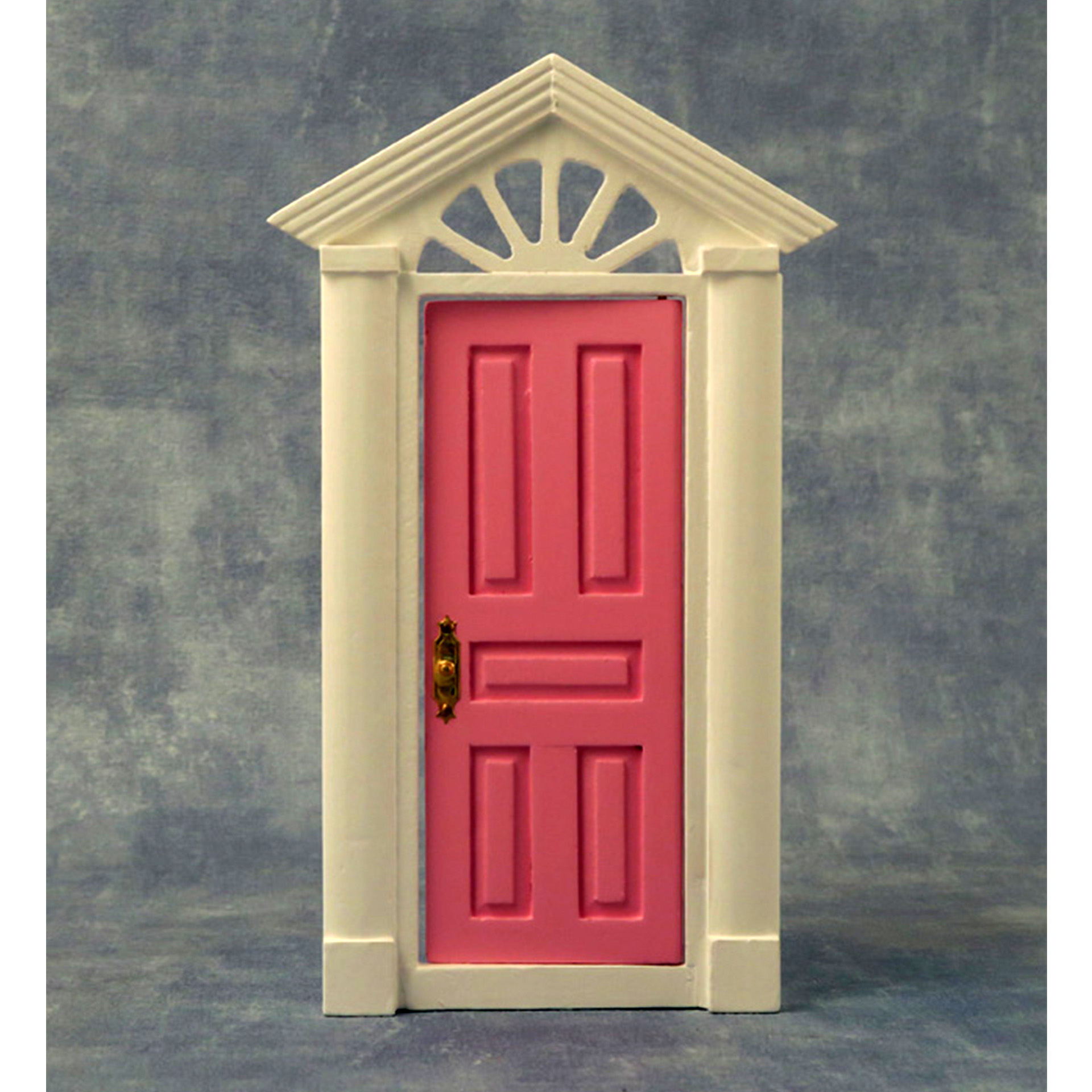 Wichteltür pink mit Spitze