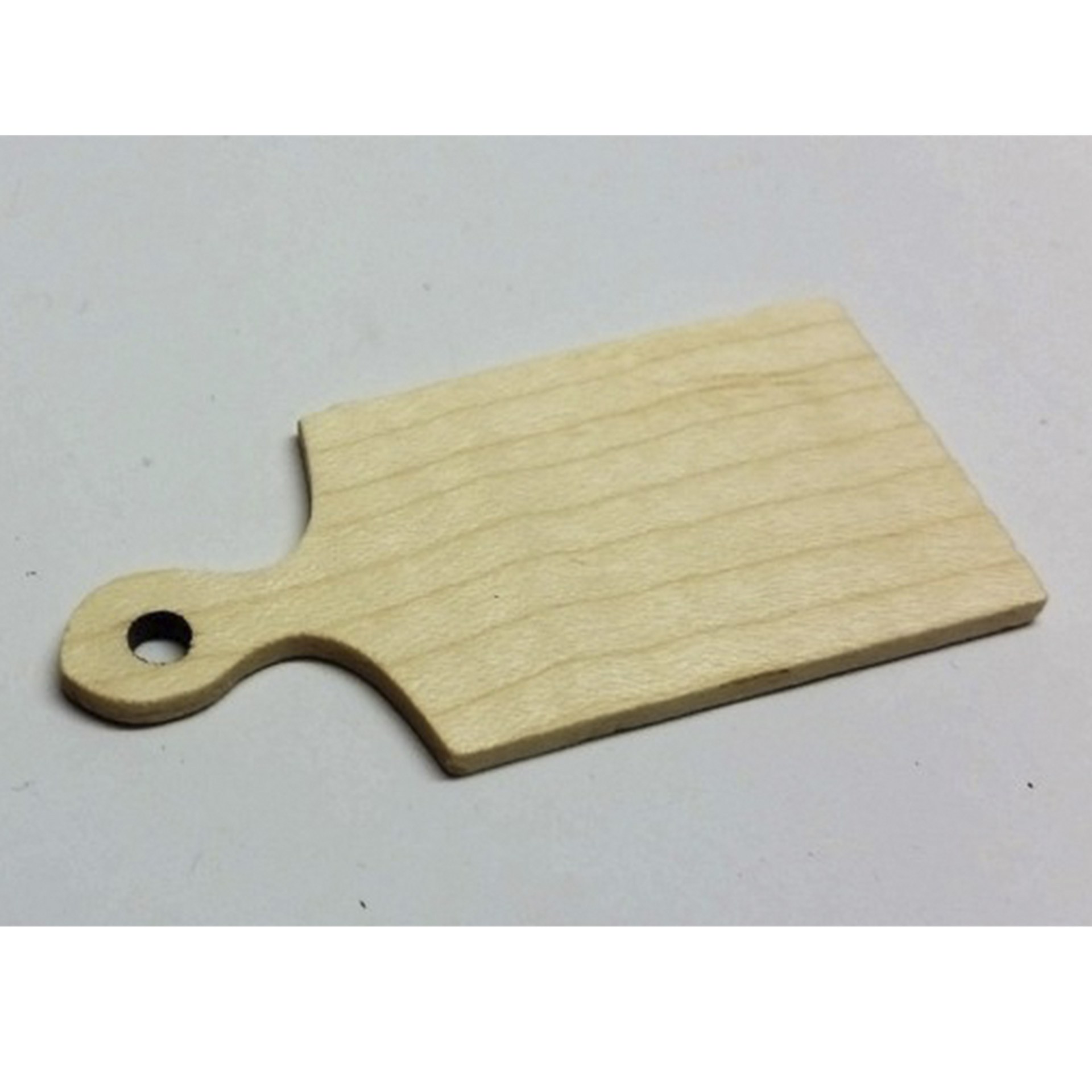 helles Holzbrettchen zur Brotzeit Zubehör Krippe und Wichtel