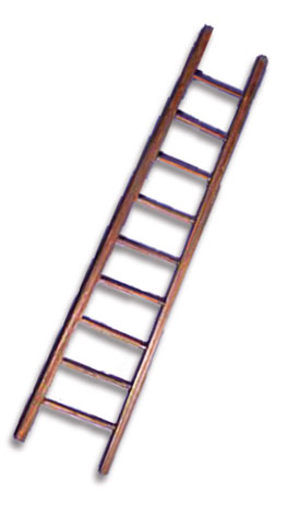 Leiter oben schmal, Länge 26cm