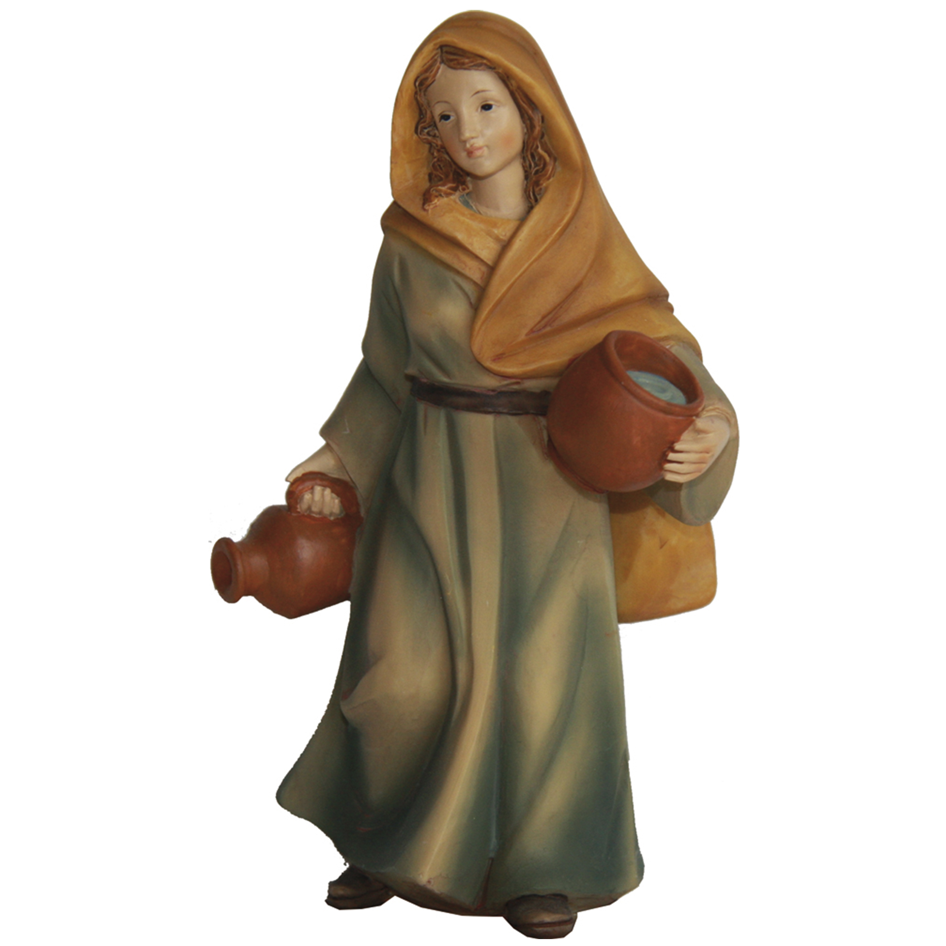 Magd mit 2 Krügen Krippe Zusatzfigur