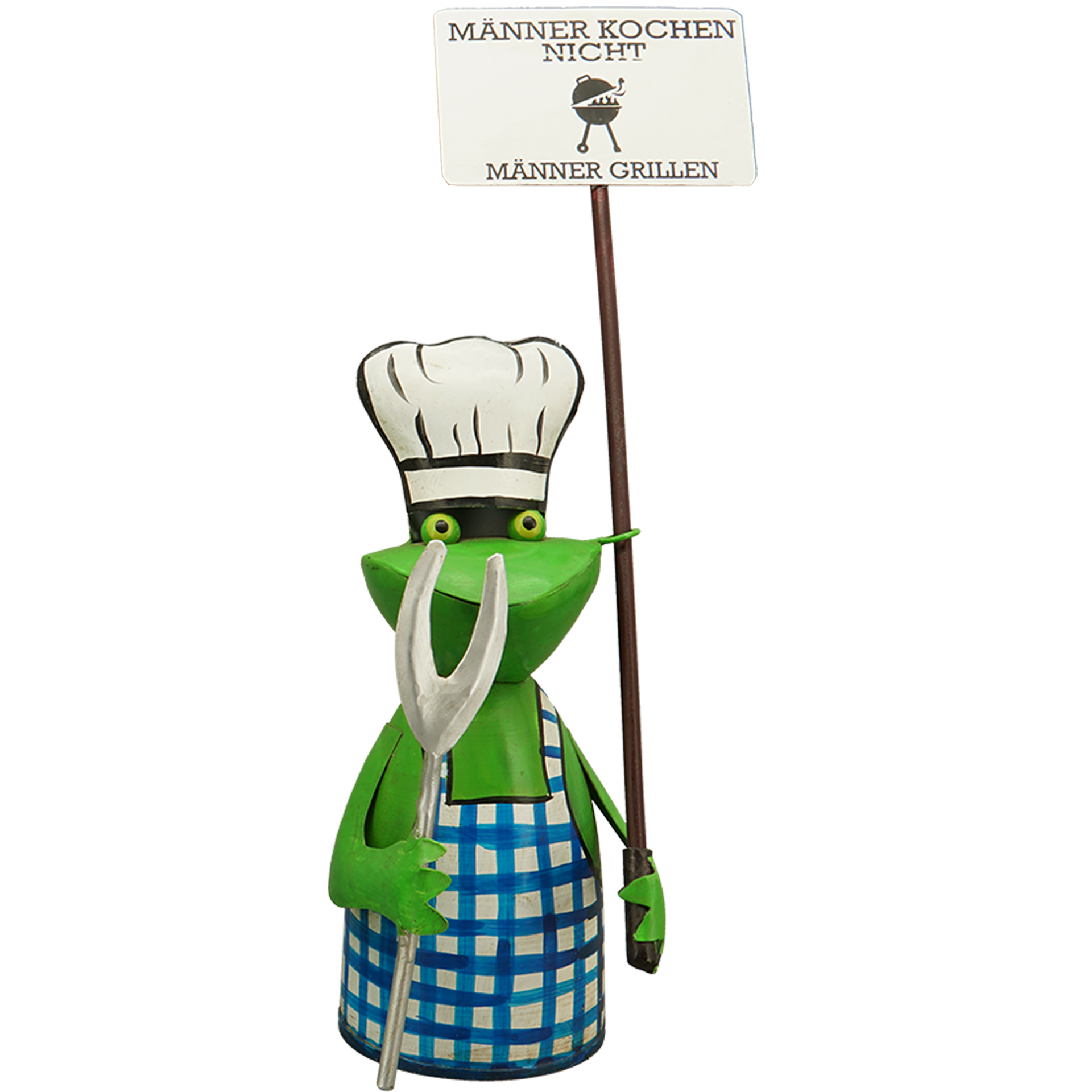 Zaunhocker Frosch BBQ blau - Männer