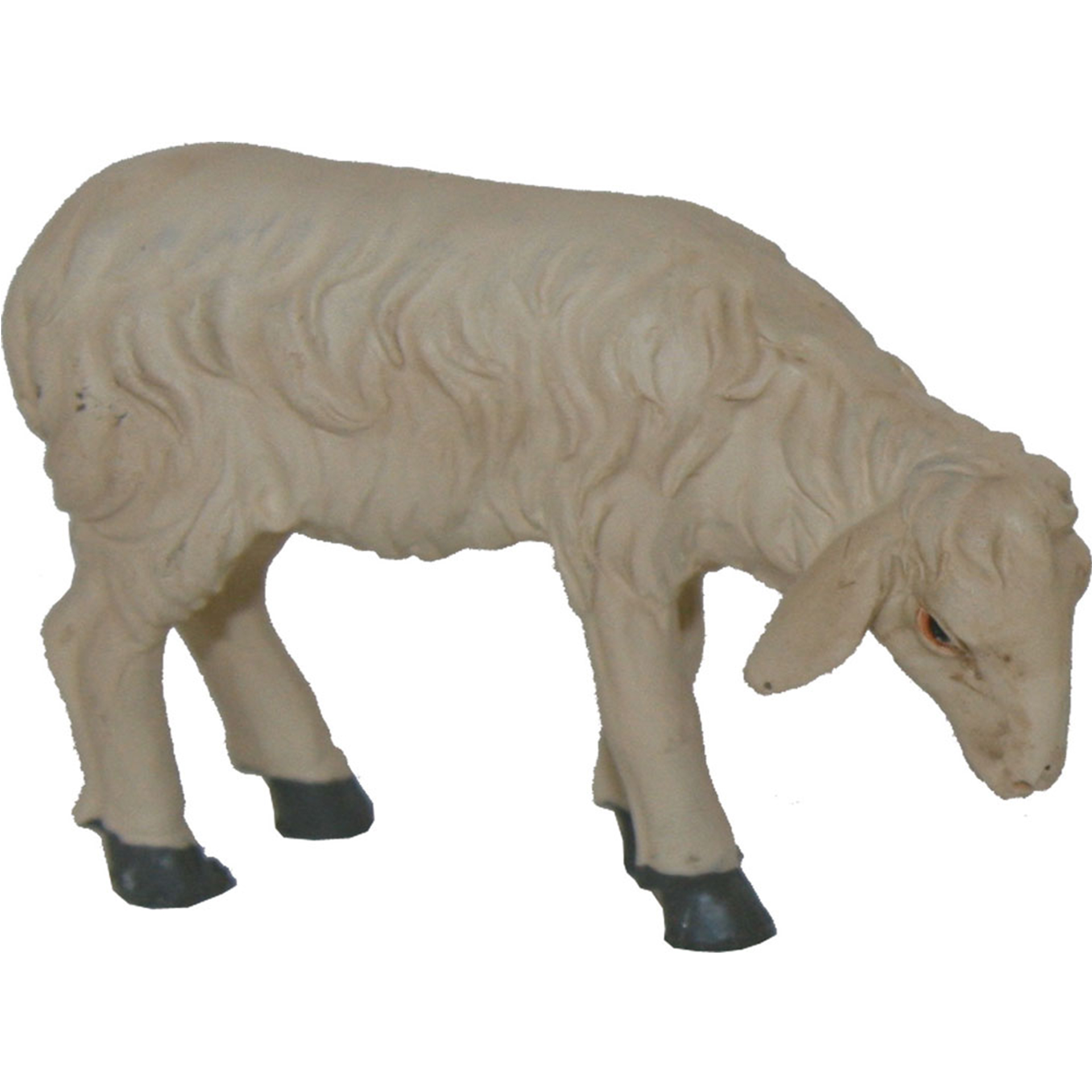 Schaf äsend Krippenfigur Tierfigur