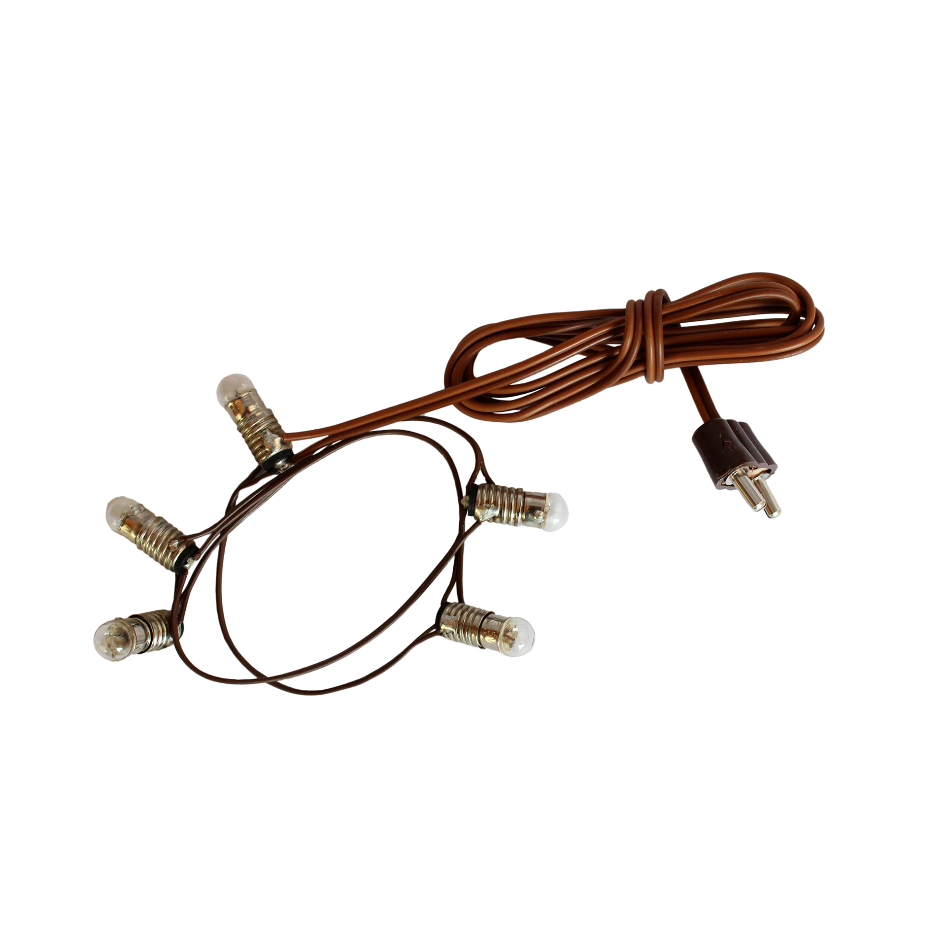 Lichterkette 5 Birnchen klar Krippenzubehör Wichtelzubehör