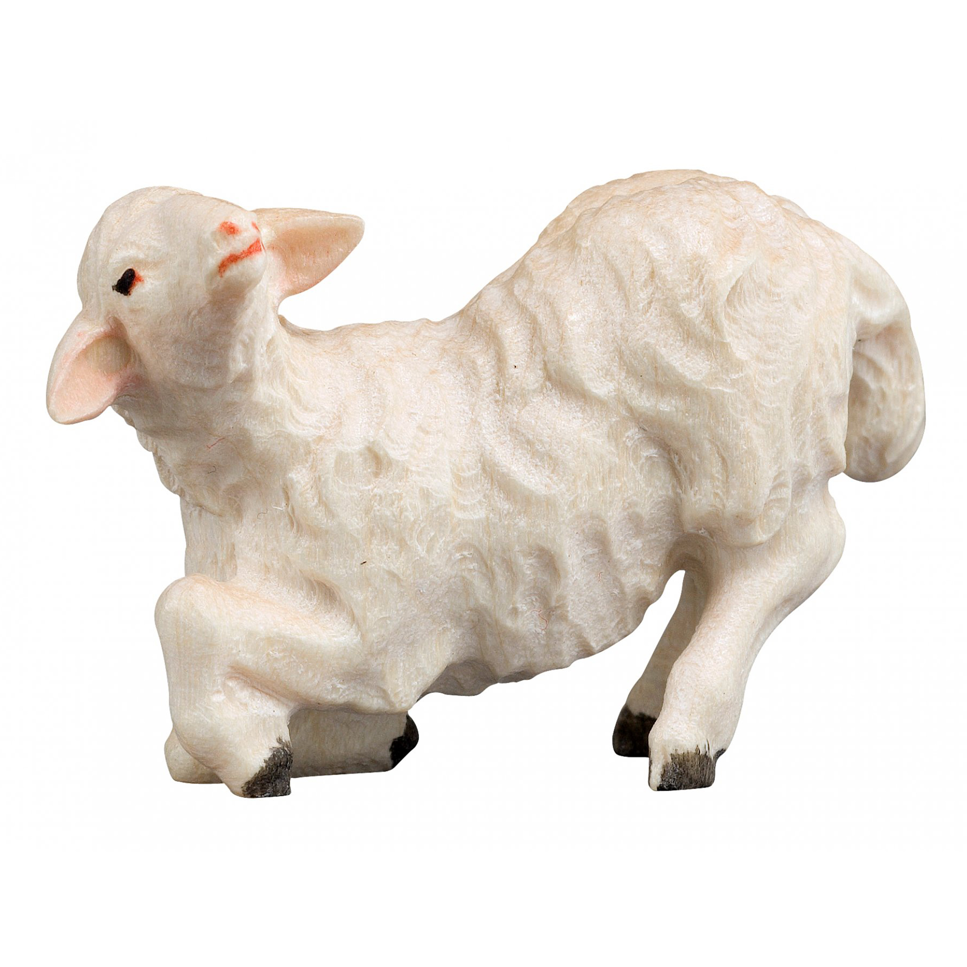 Lamm kniend Bethlehem Krippe Krippenfigur