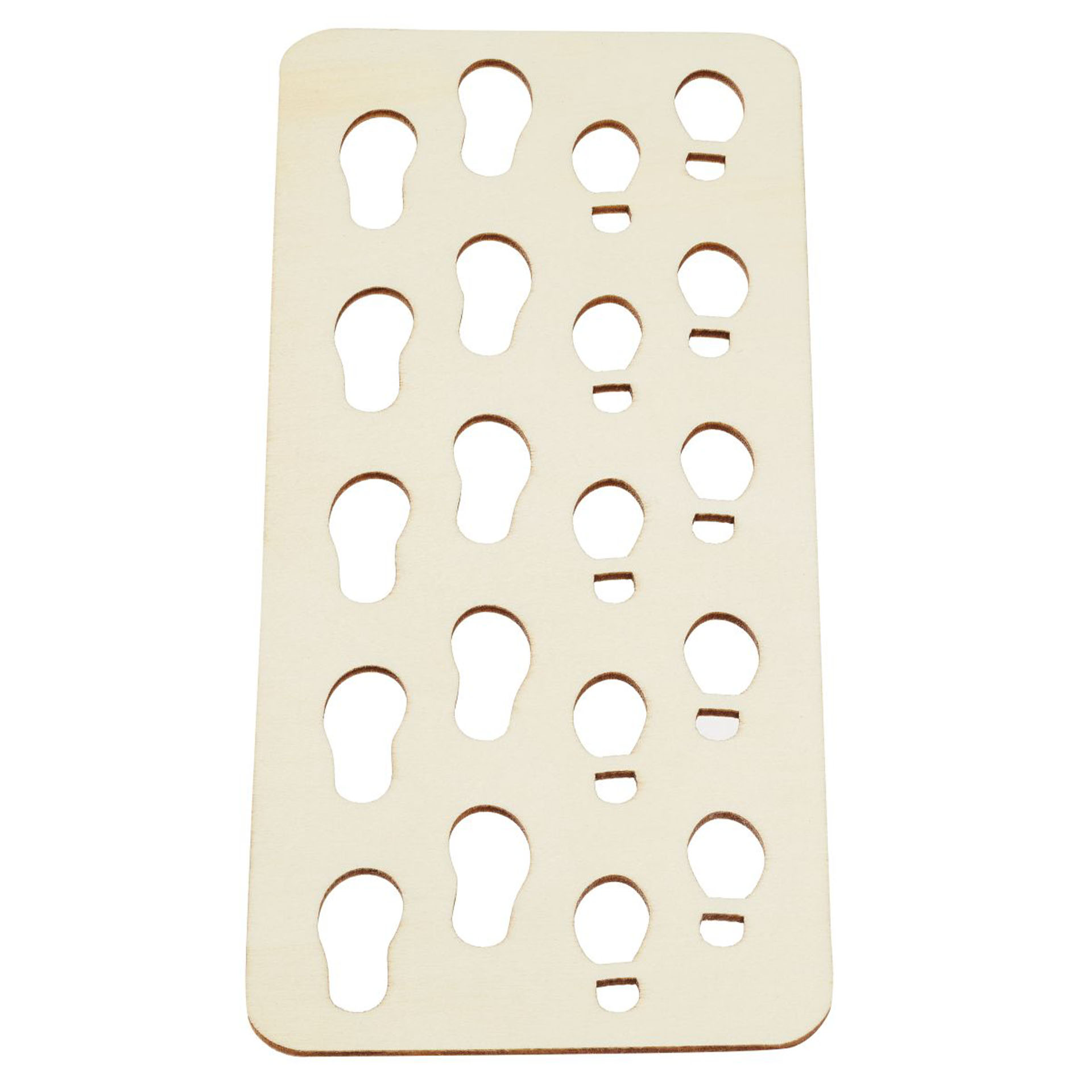 Schablone Fußabdruck