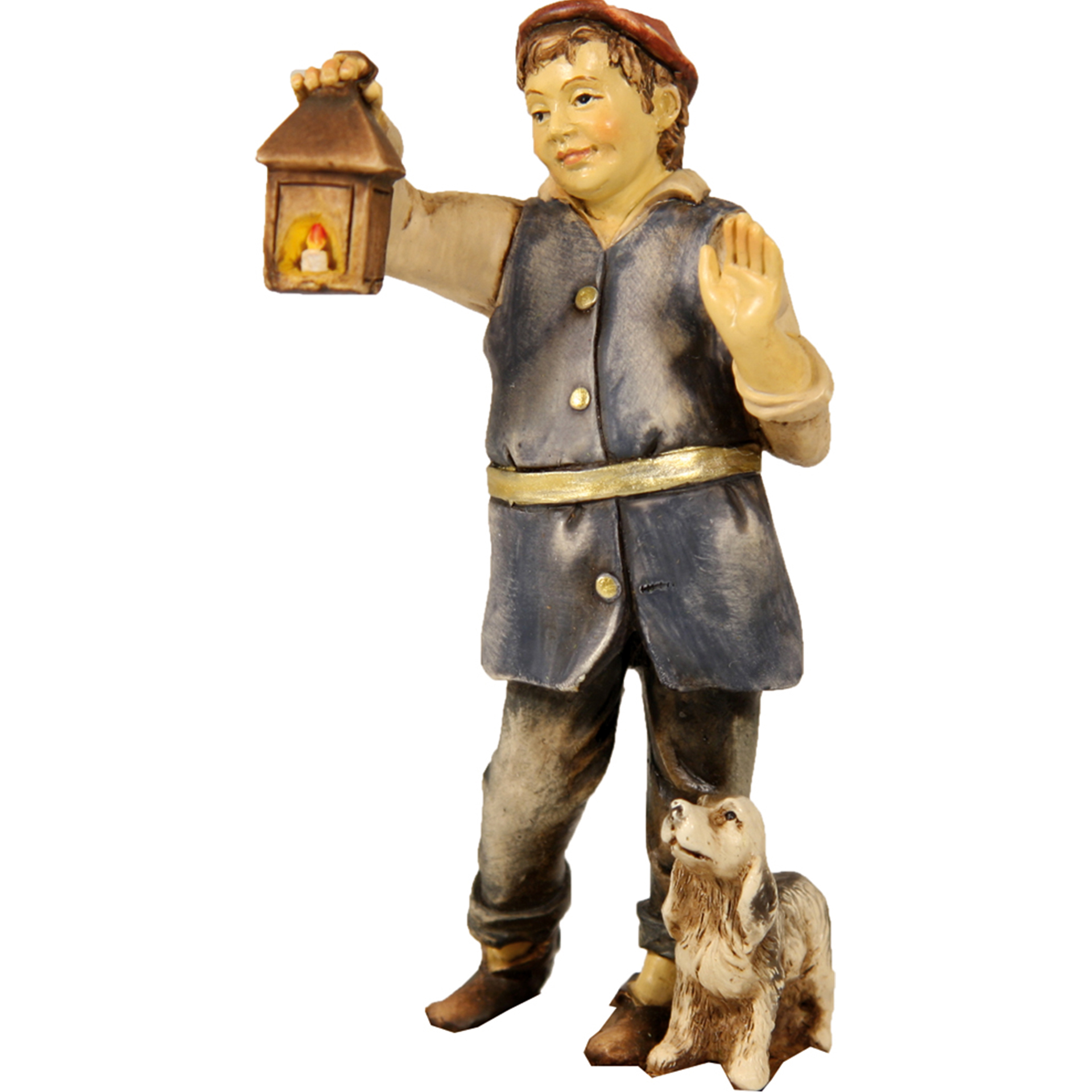 Krippenfigur Hauswirt abweisend