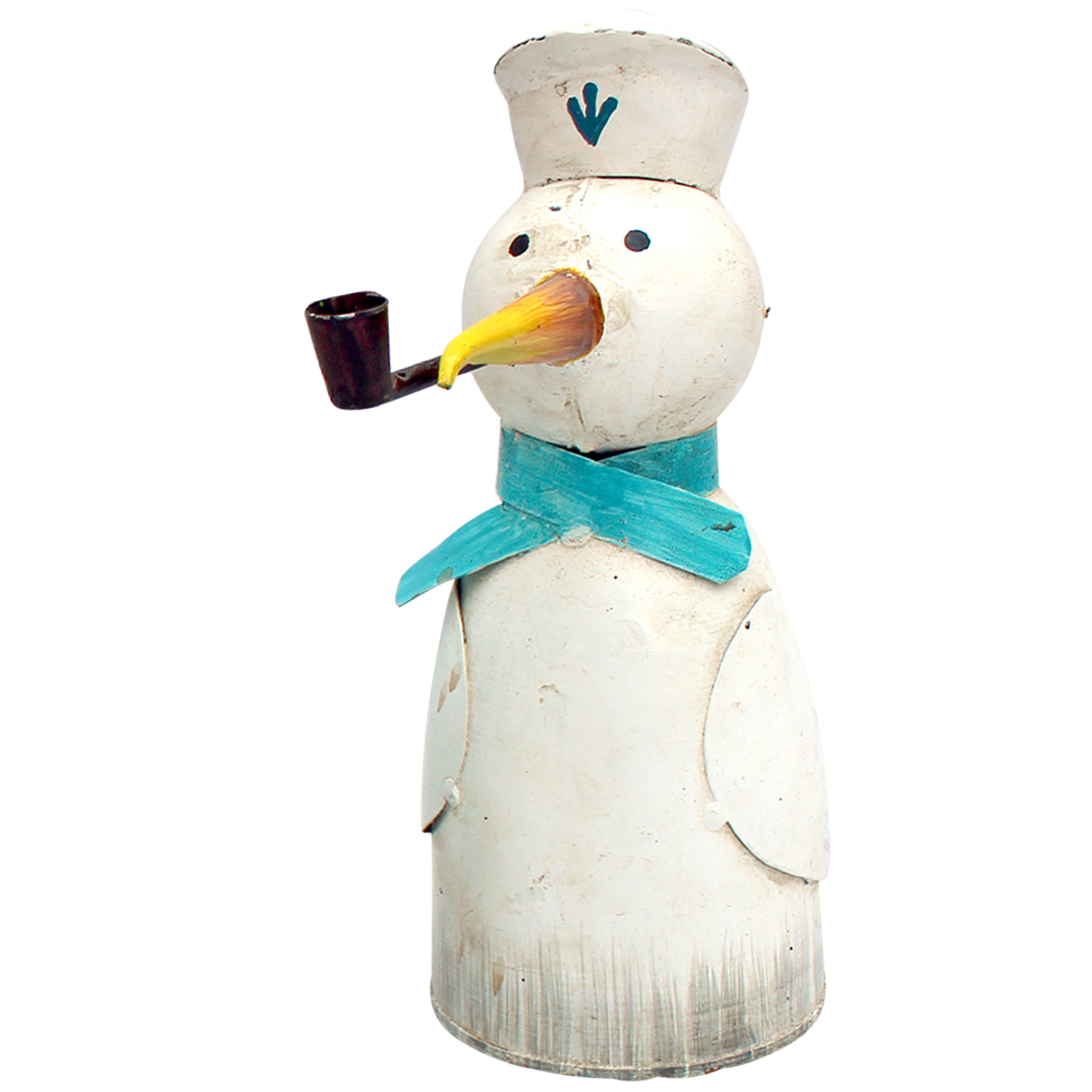 Zaunhocker Möwe weiße Kappe