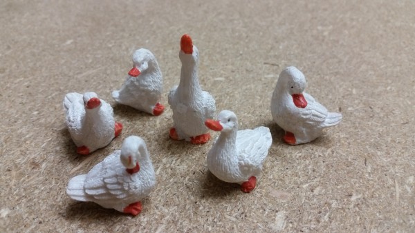 Gänse Set 6tlg.