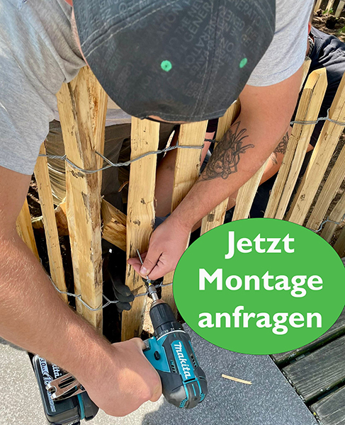 Montage Staketenzaun mit Akkuschrauber