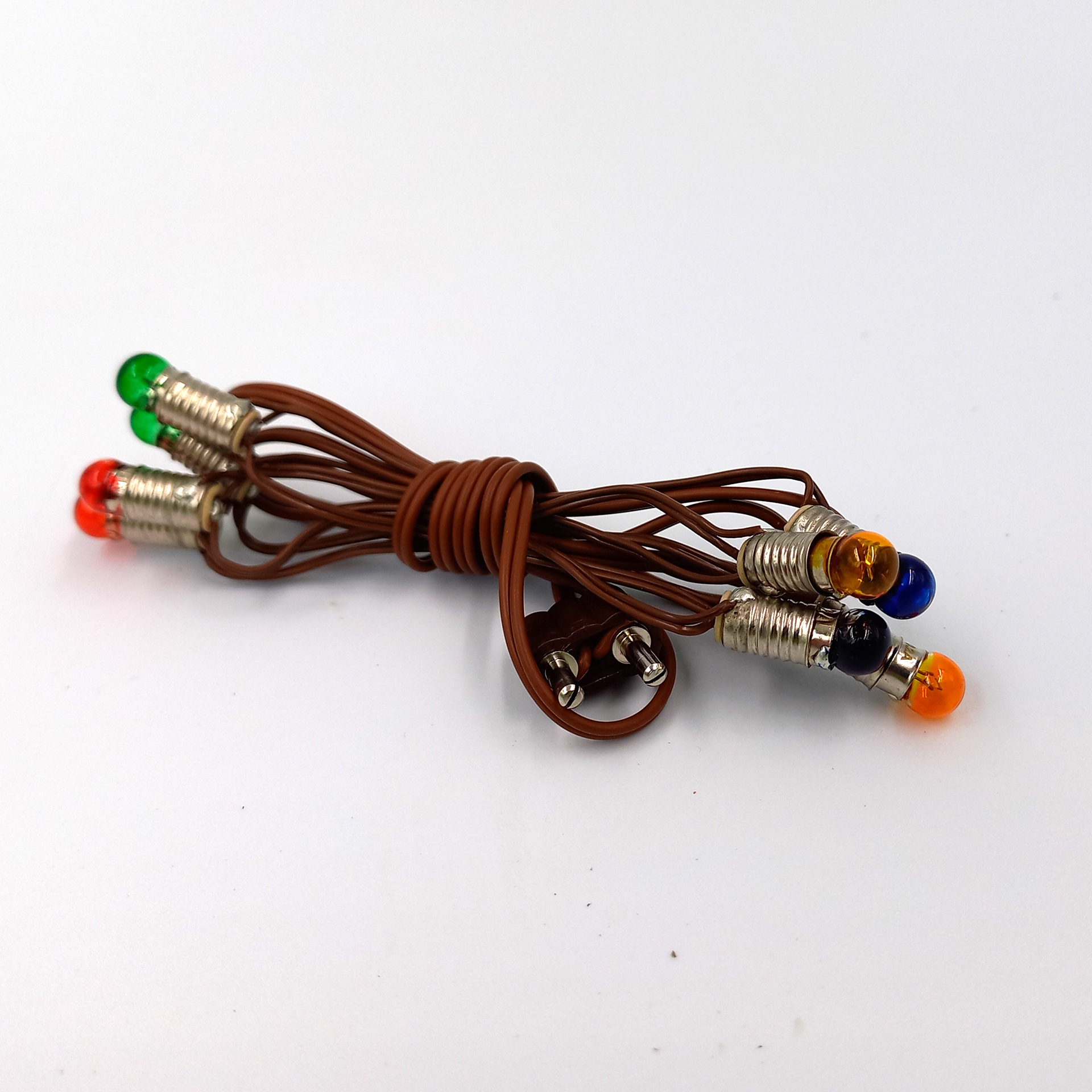 Lichterkette 3,5V, 8 Birnchen bunt