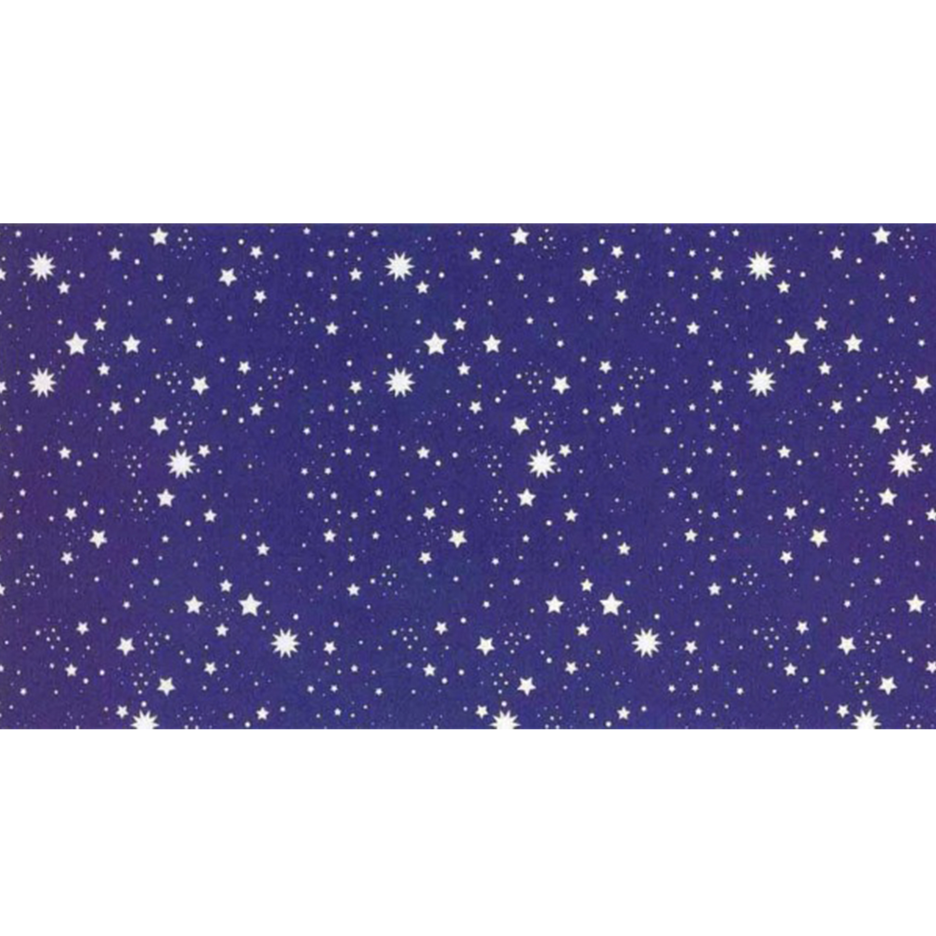 dunkelblauer Himmel voller großer und kleiner Sterne