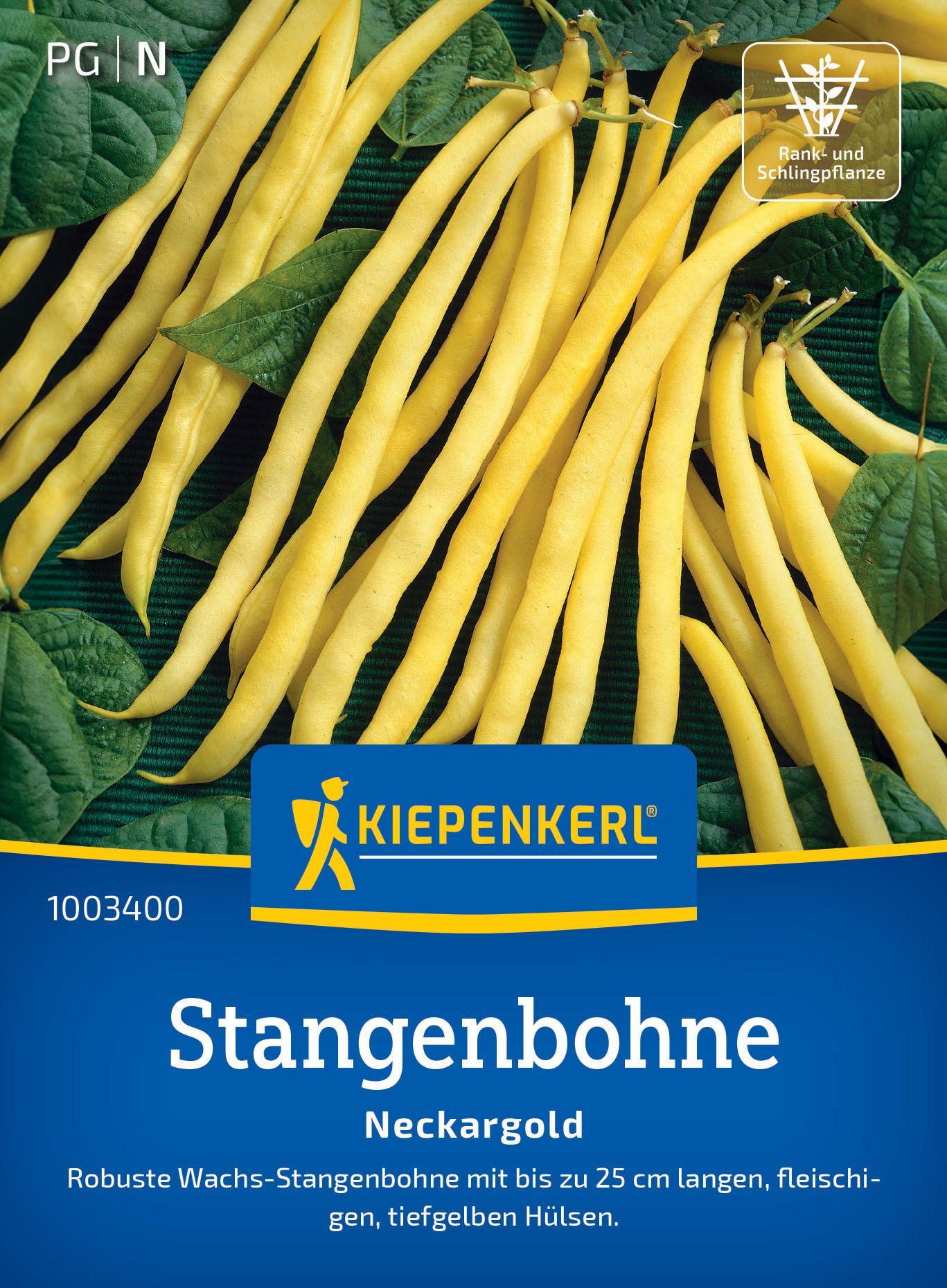 Stangenbohne Neckargold, Gemüsesamen