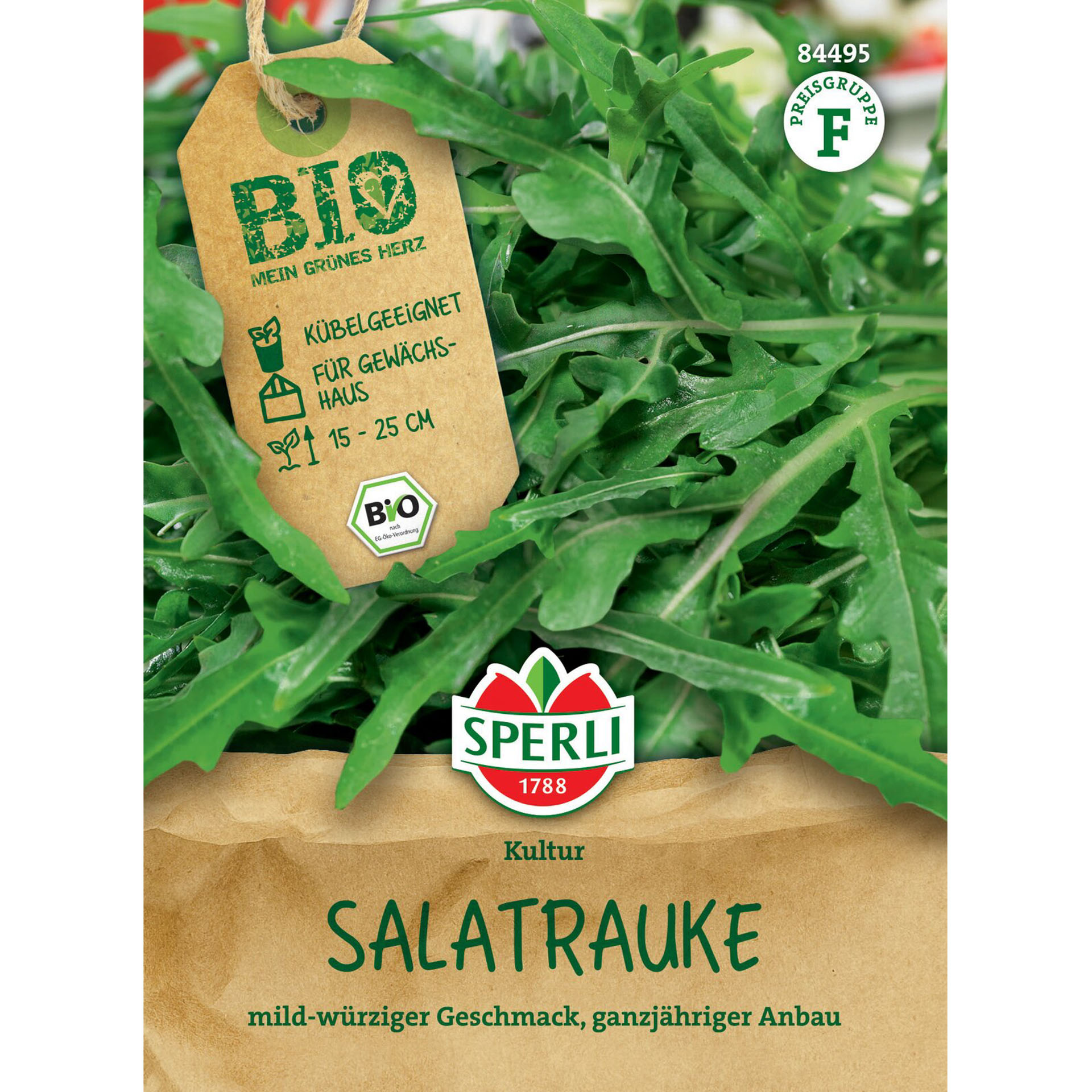 BIO Salatrauke 'Kultur', Kräutersamen