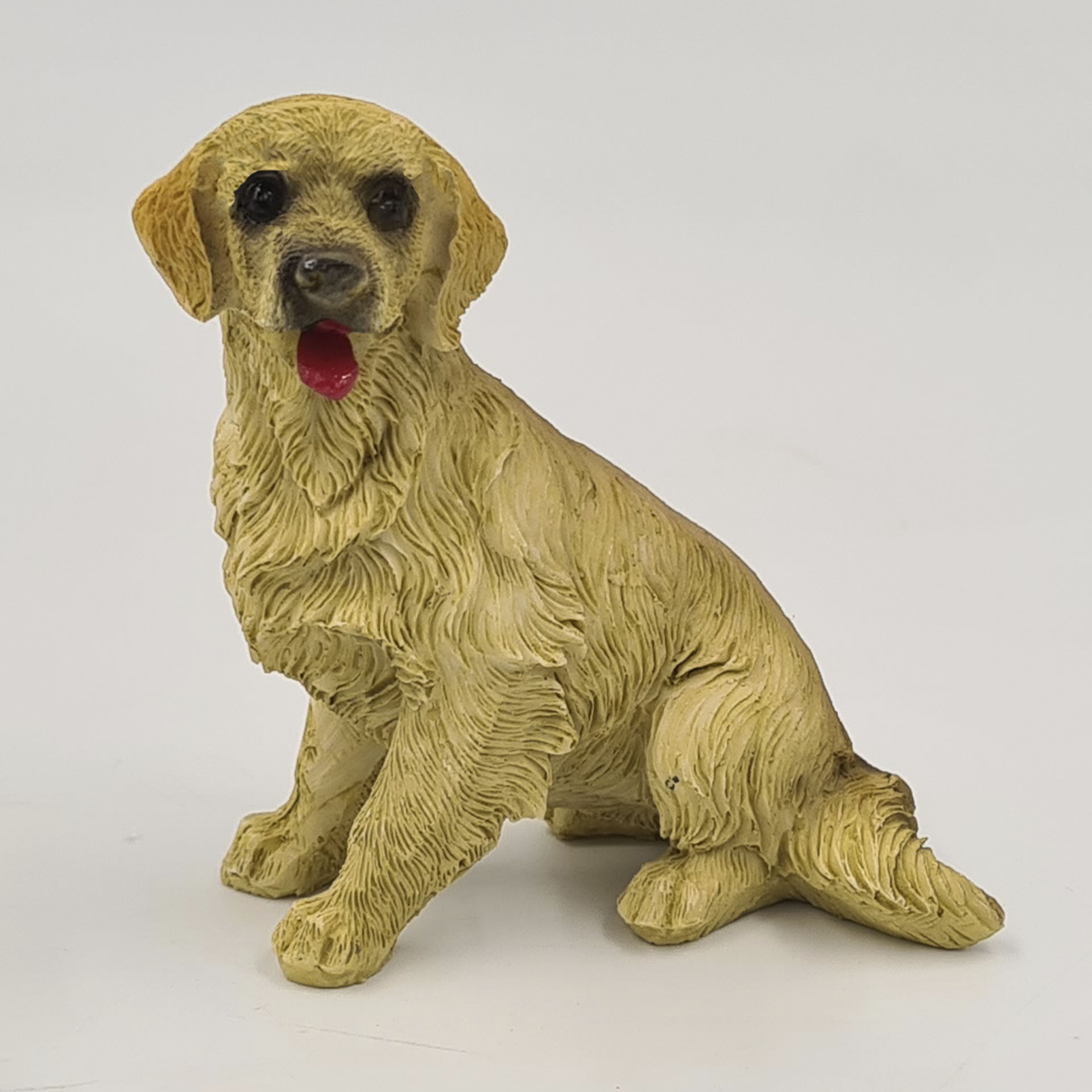 Golden Retriever sitzend Krippenzubehör Wichtelzubehör