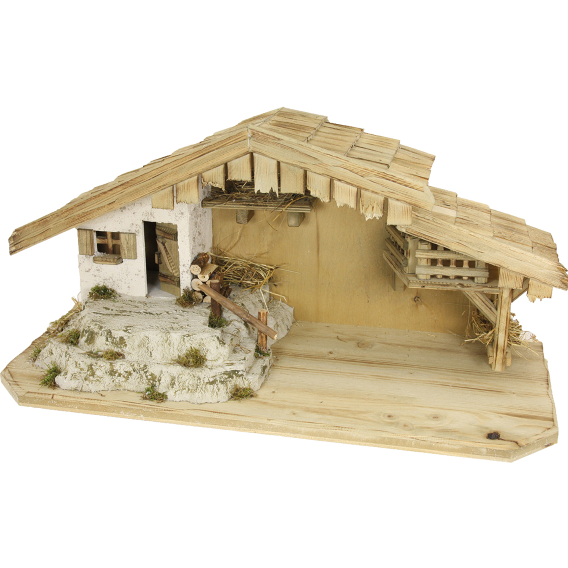 Krippenstall Ottobeuren Weihnachtskrippe für Krippenfiguren