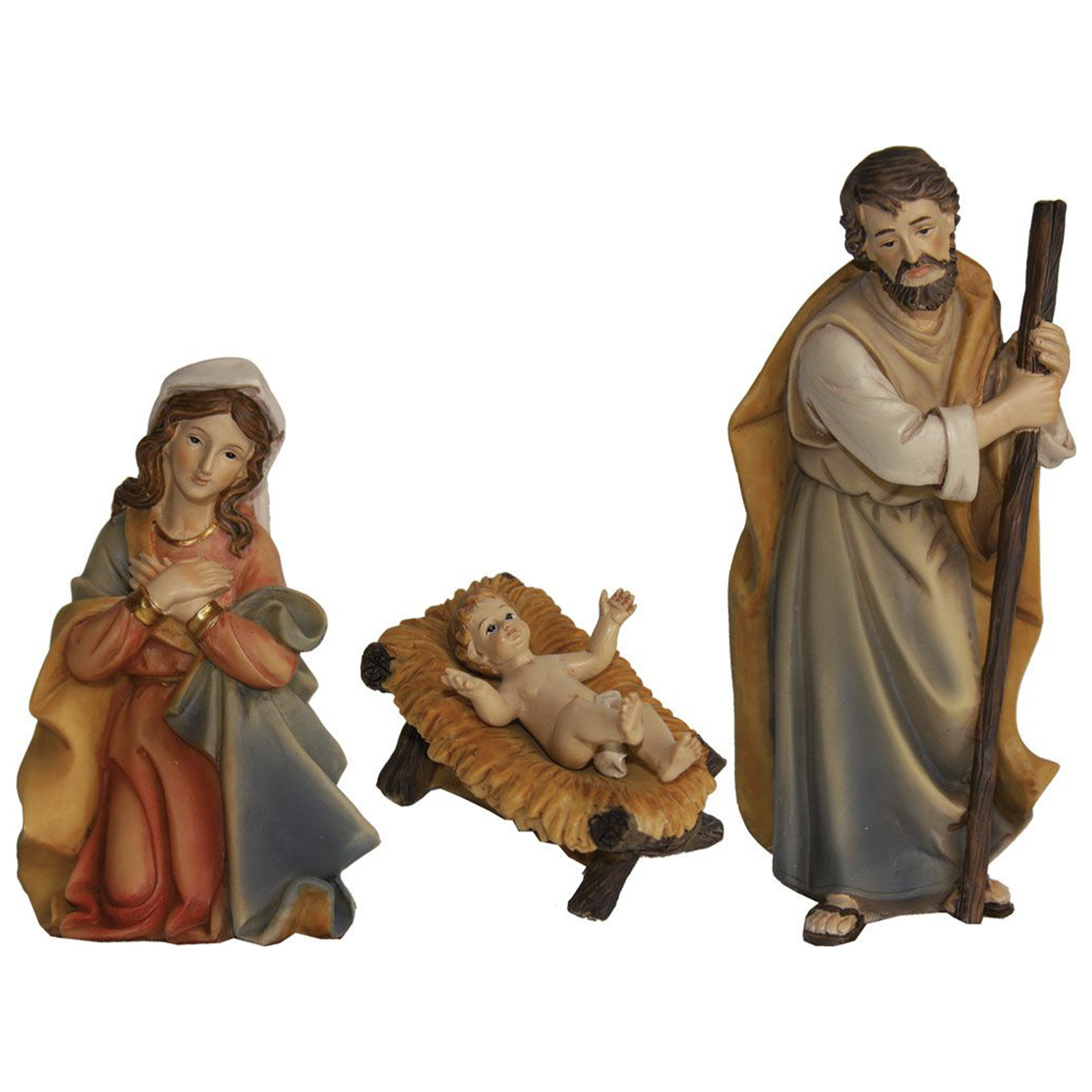 Hl. Familie Markuskrippe 3-tlg., für 11cm Figuren