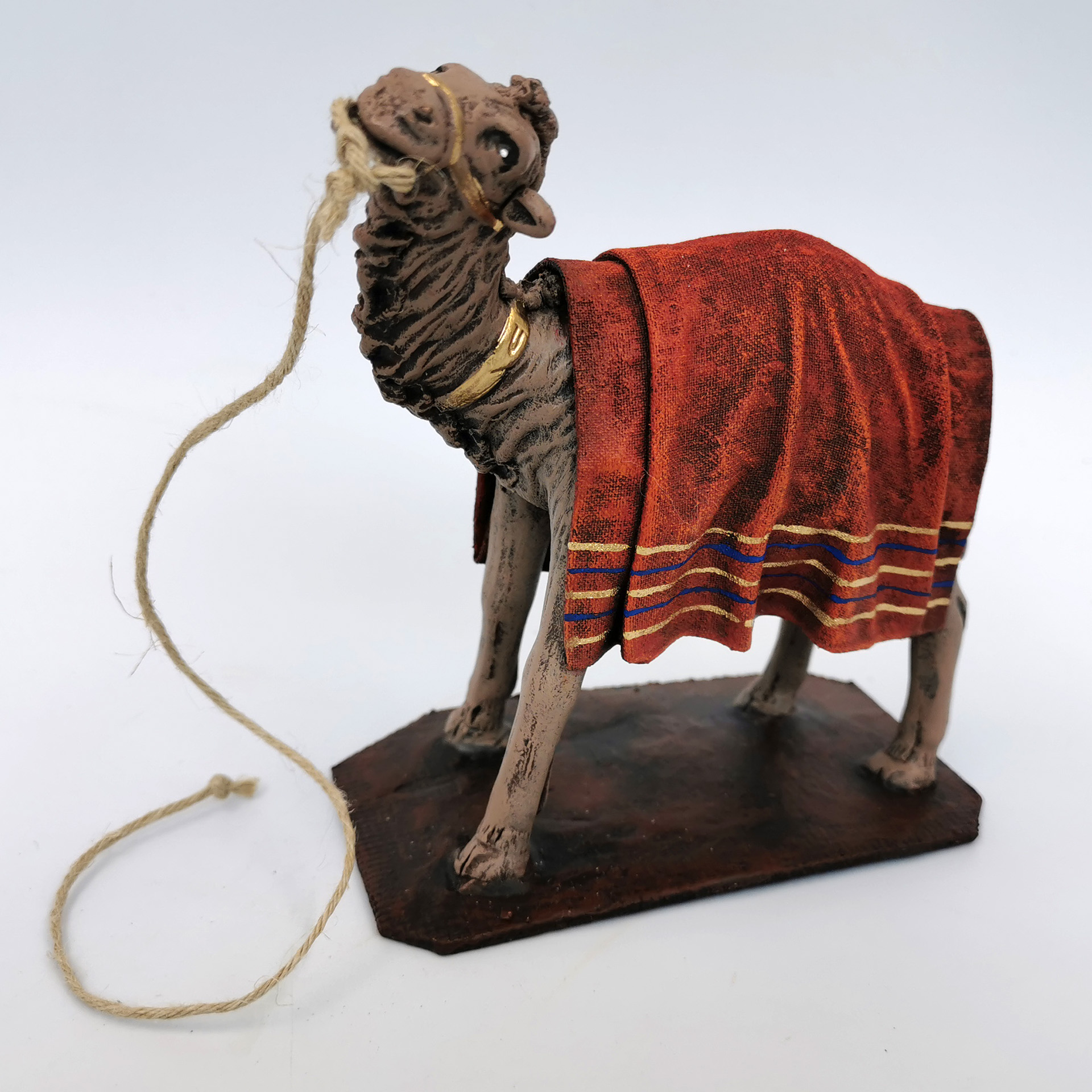 Kamel stehend Decke braun Krippenfiguren