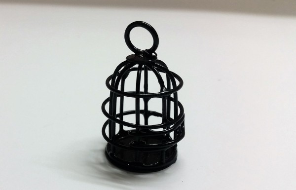 Vogelkäfig Metall schwarz