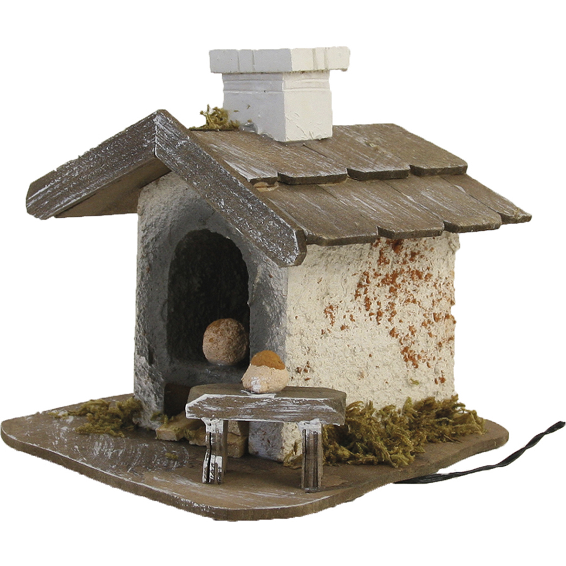 Backhaus mit Licht Krippenzubehör zur Gestaltung Ihrer Krippe