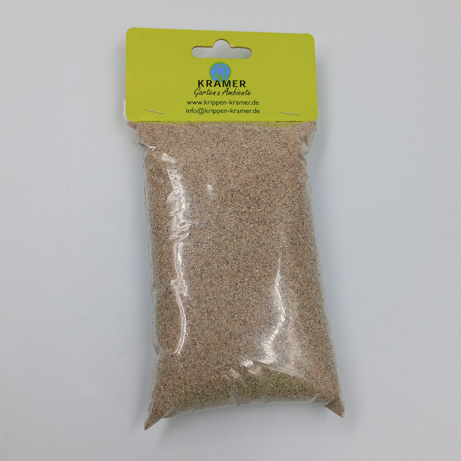 beiger Quarzsand geeignet für den Krippenbau und als Wohndeko