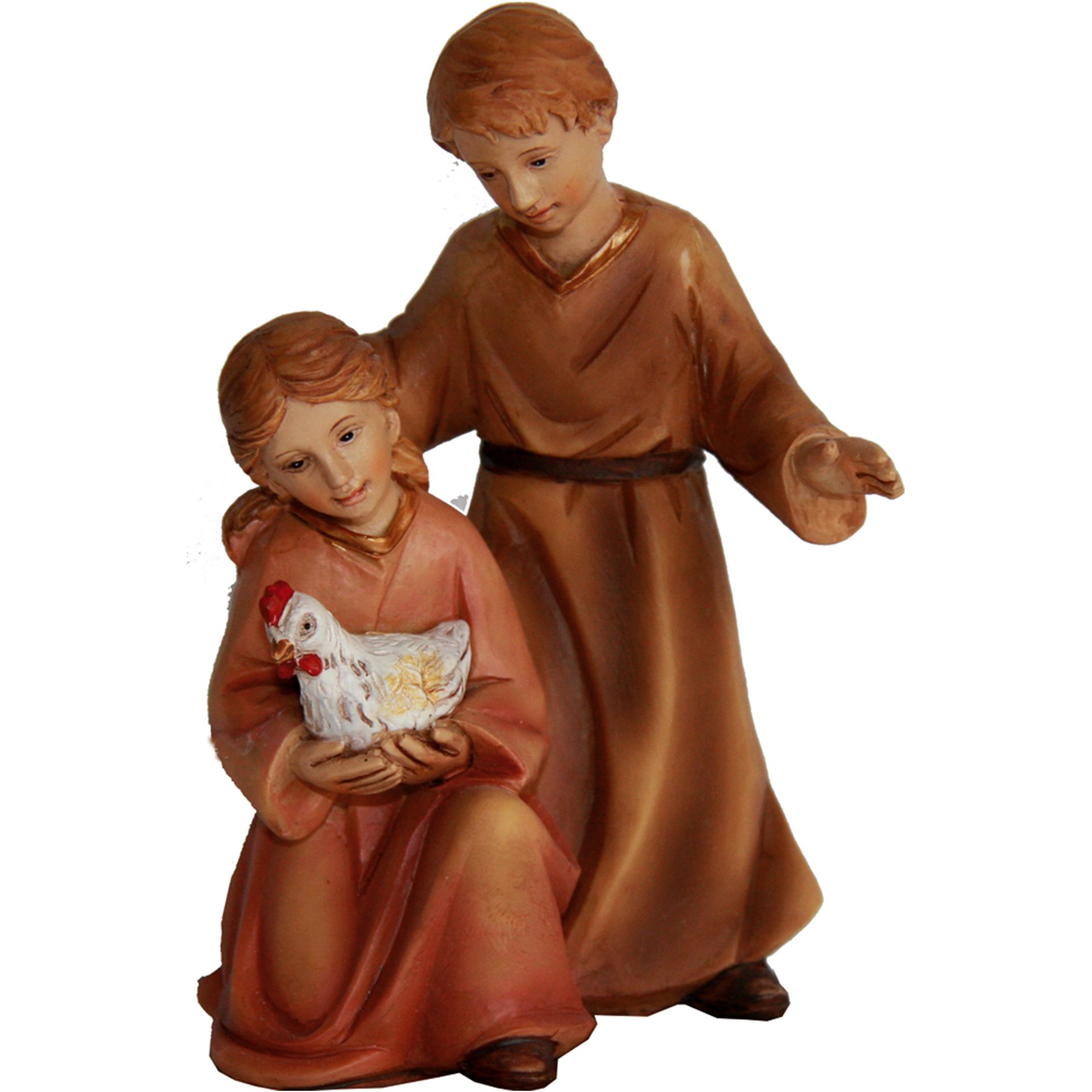 Zusatzfigur Krippe Kinderpaar