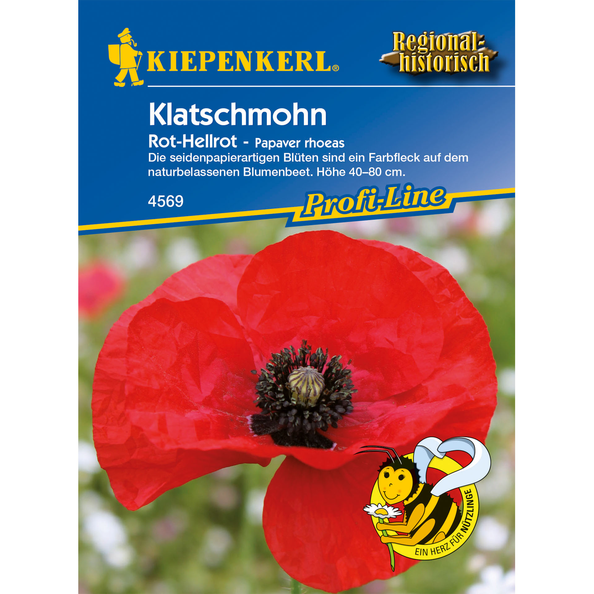 Klatschmohn Rot-Hellrot
